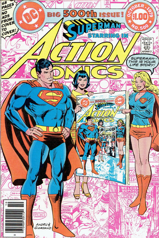 Dc Comics Comics Action Comics #500 [VG]