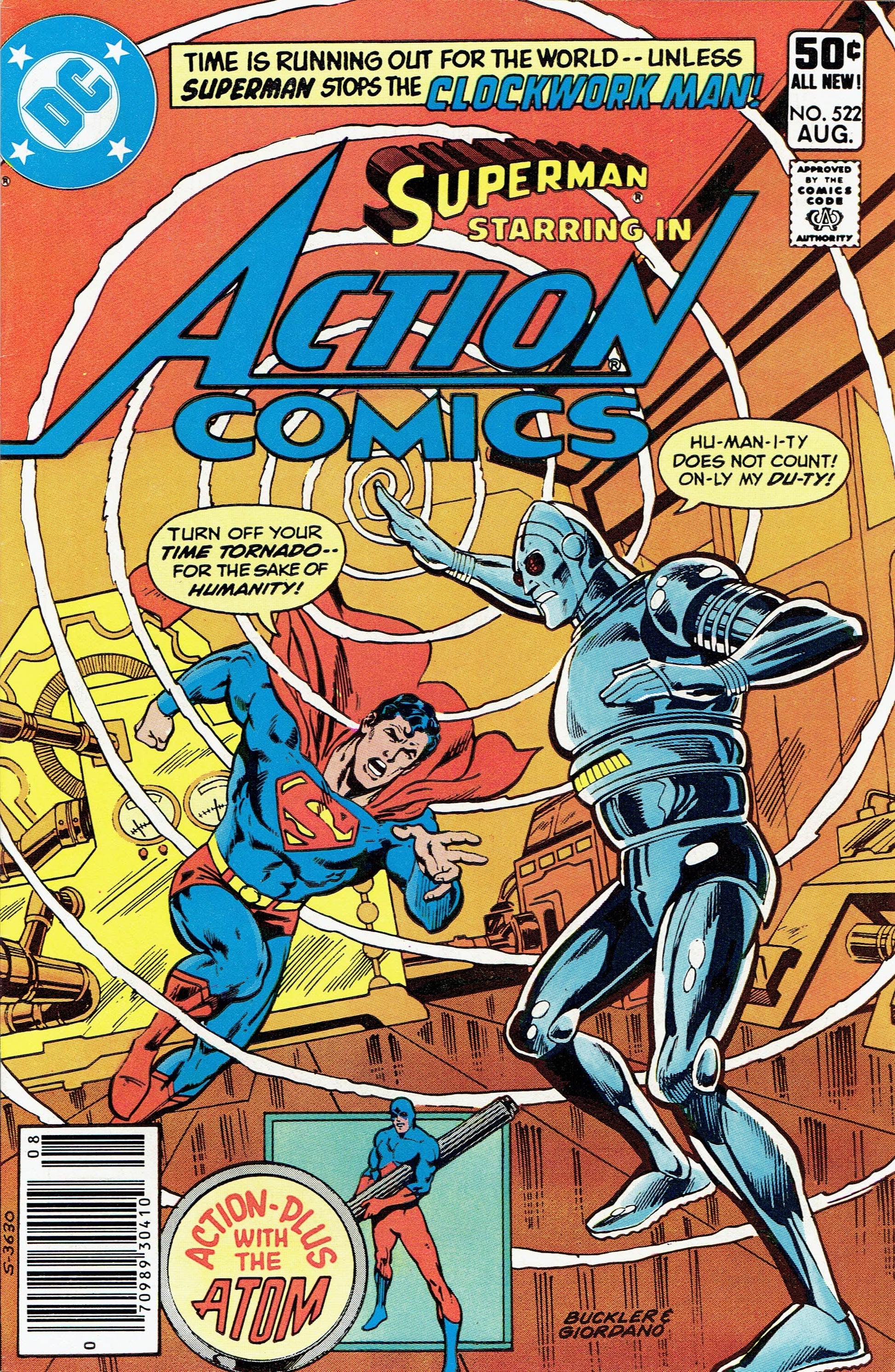 Dc Comics Comics Action Comics #522 [VG]