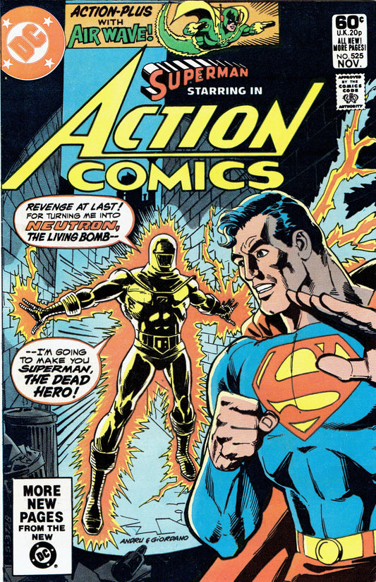 Dc Comics Comics Action Comics #525 [VG]