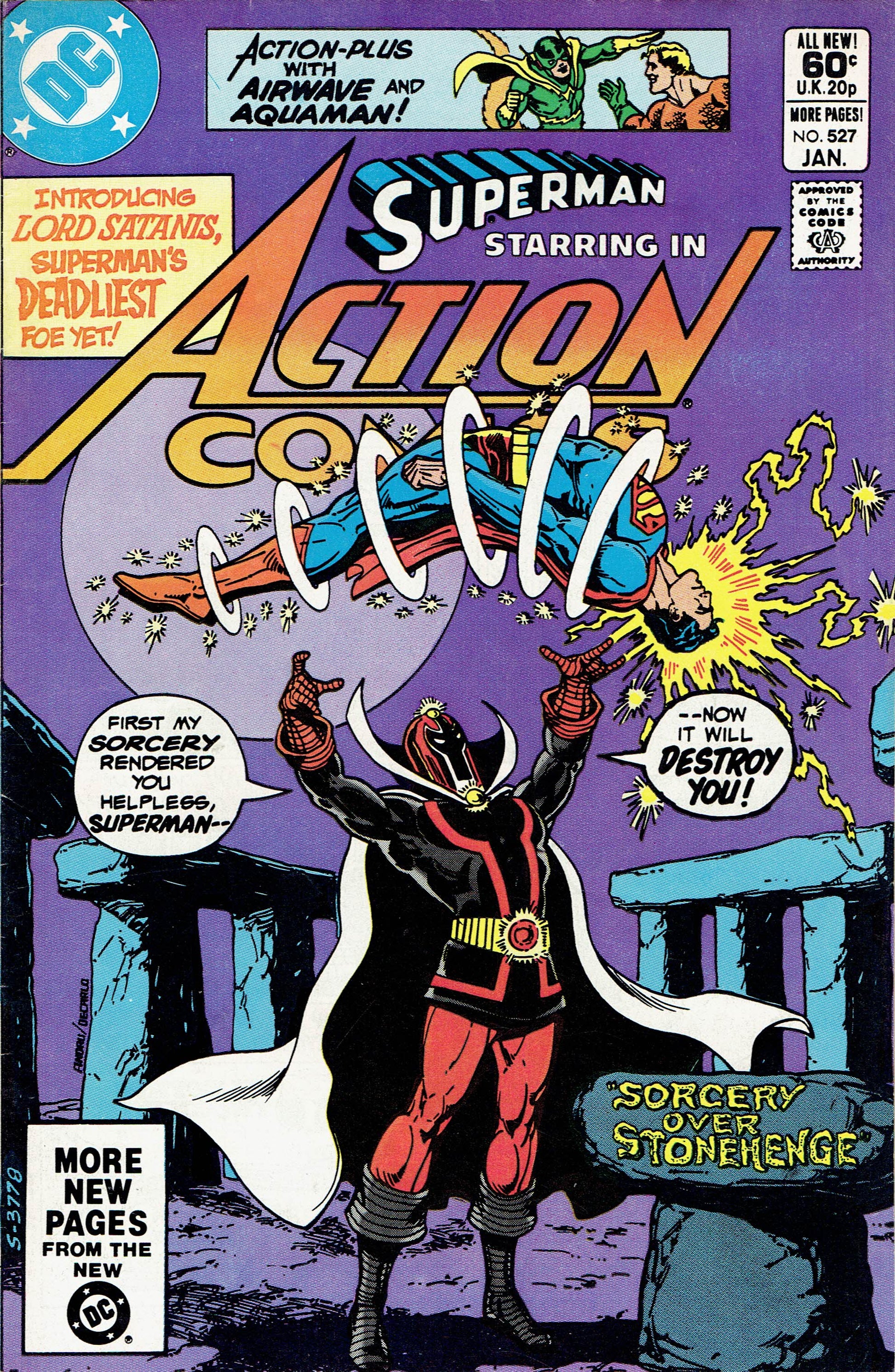 Dc Comics Comics Action Comics #527 [VG]