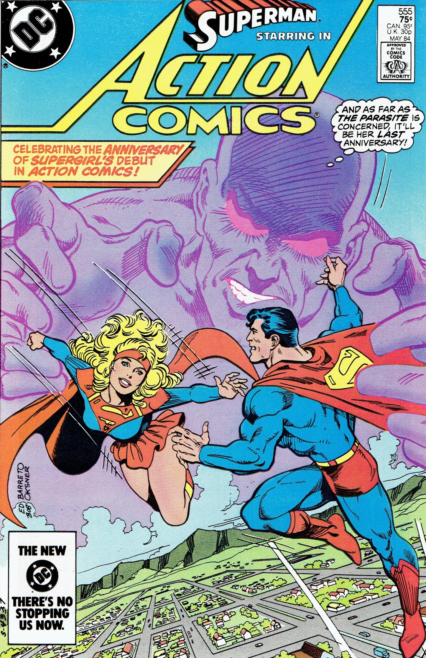 Dc Comics Comics Action Comics #555 [VG]