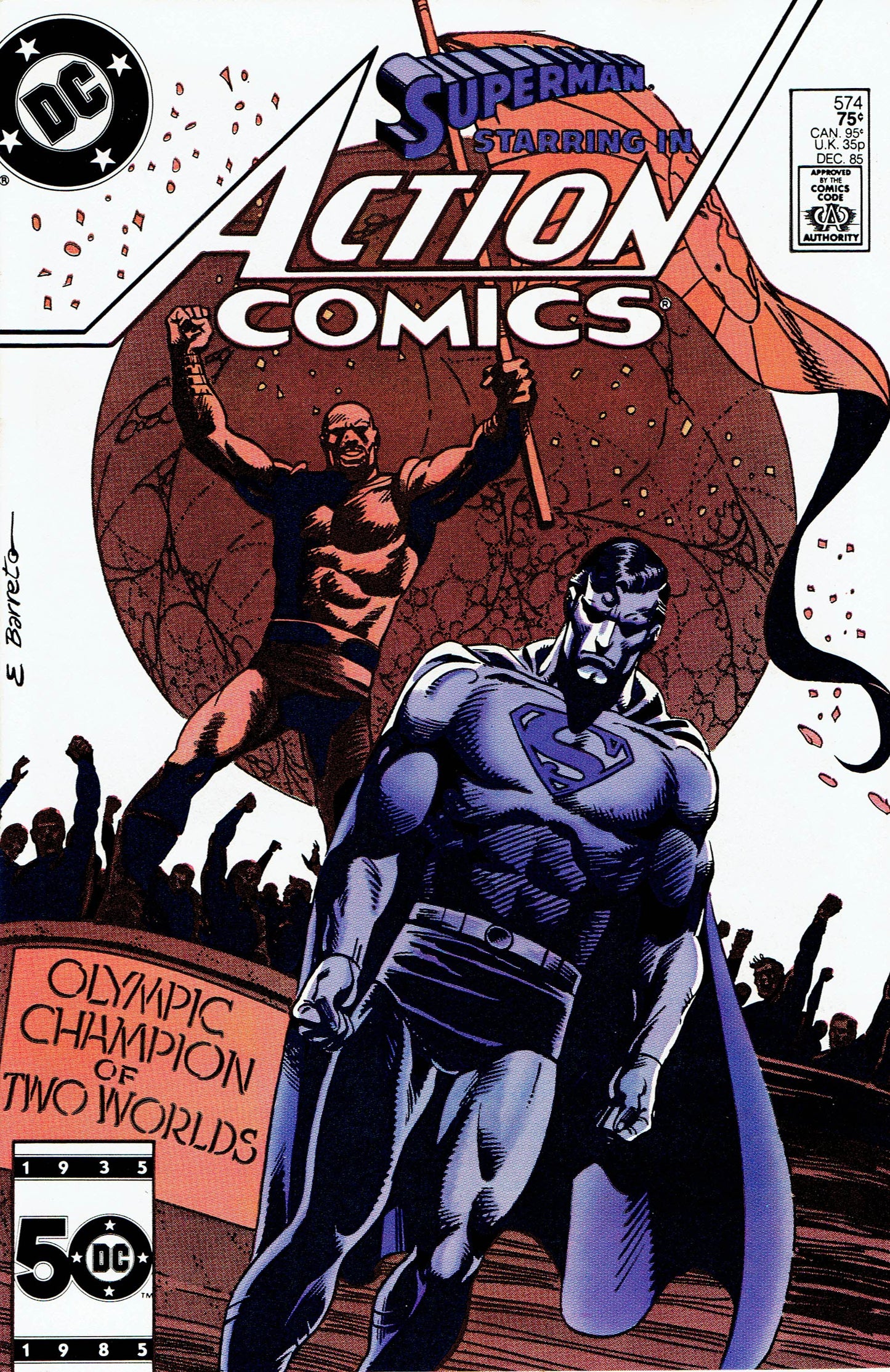 Dc Comics Comics Action Comics #574 [VG]