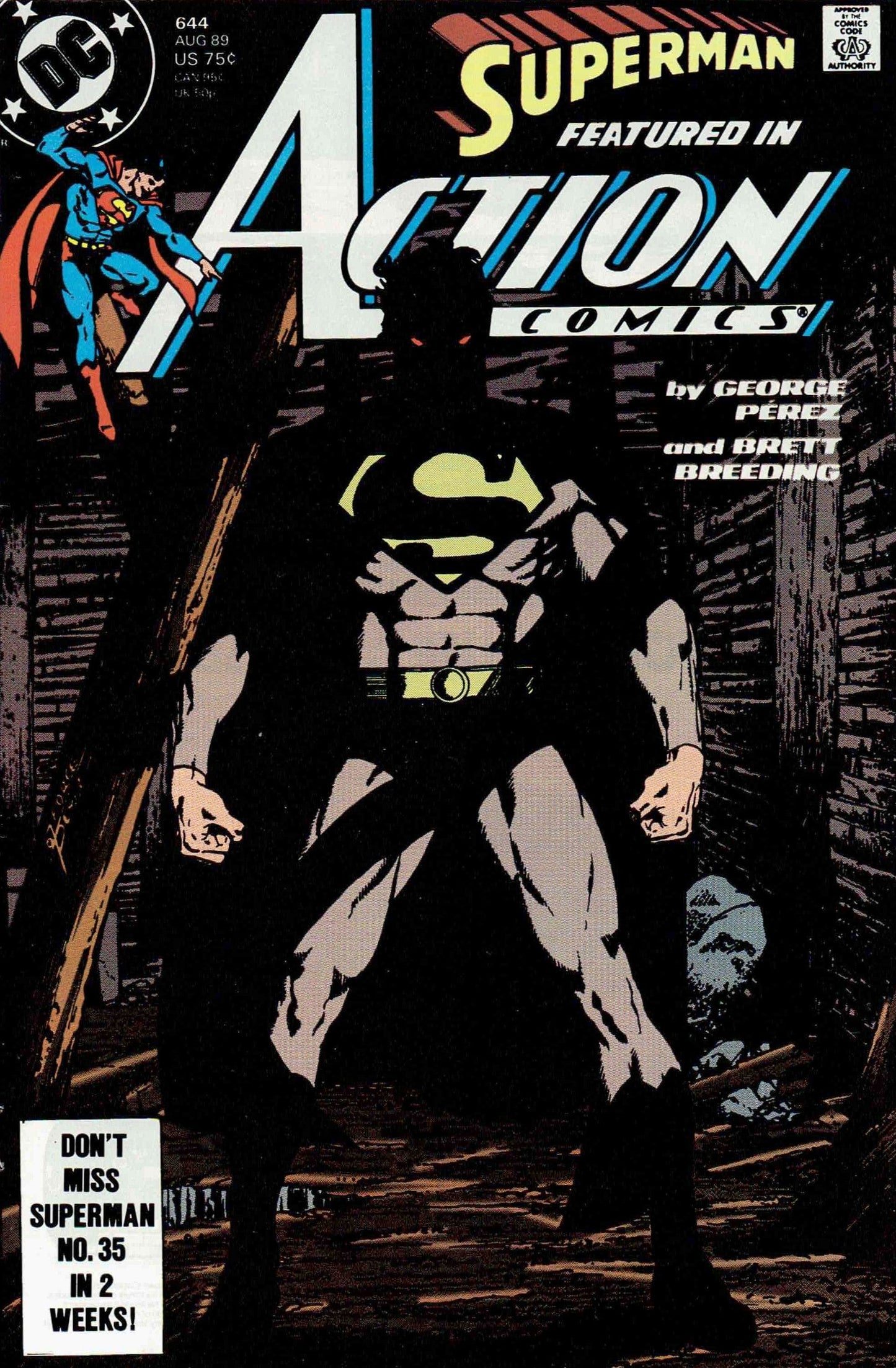 Dc Comics Comics Action Comics #644 [VG]