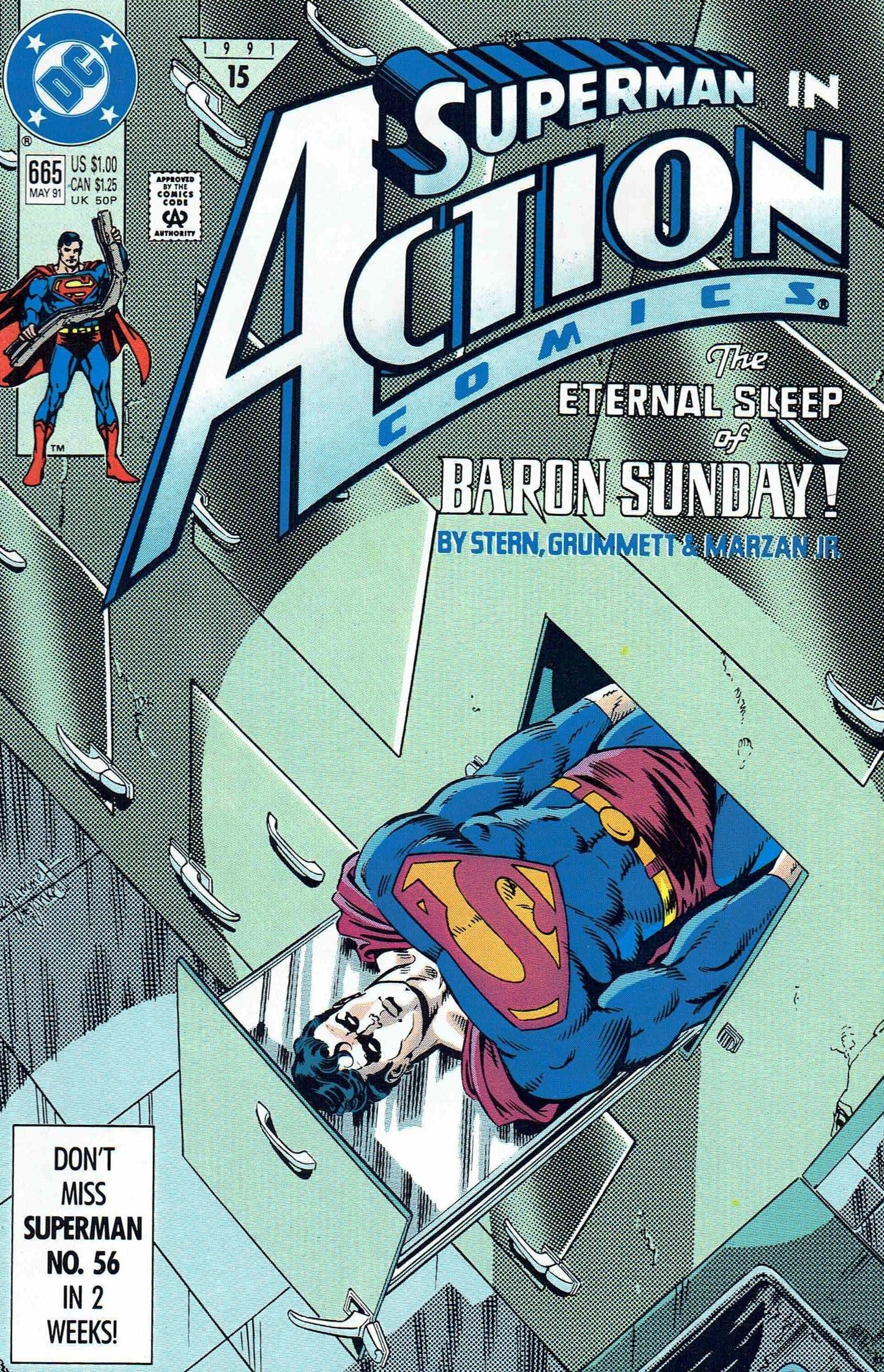 Dc Comics Comics Action Comics #665 [VG]