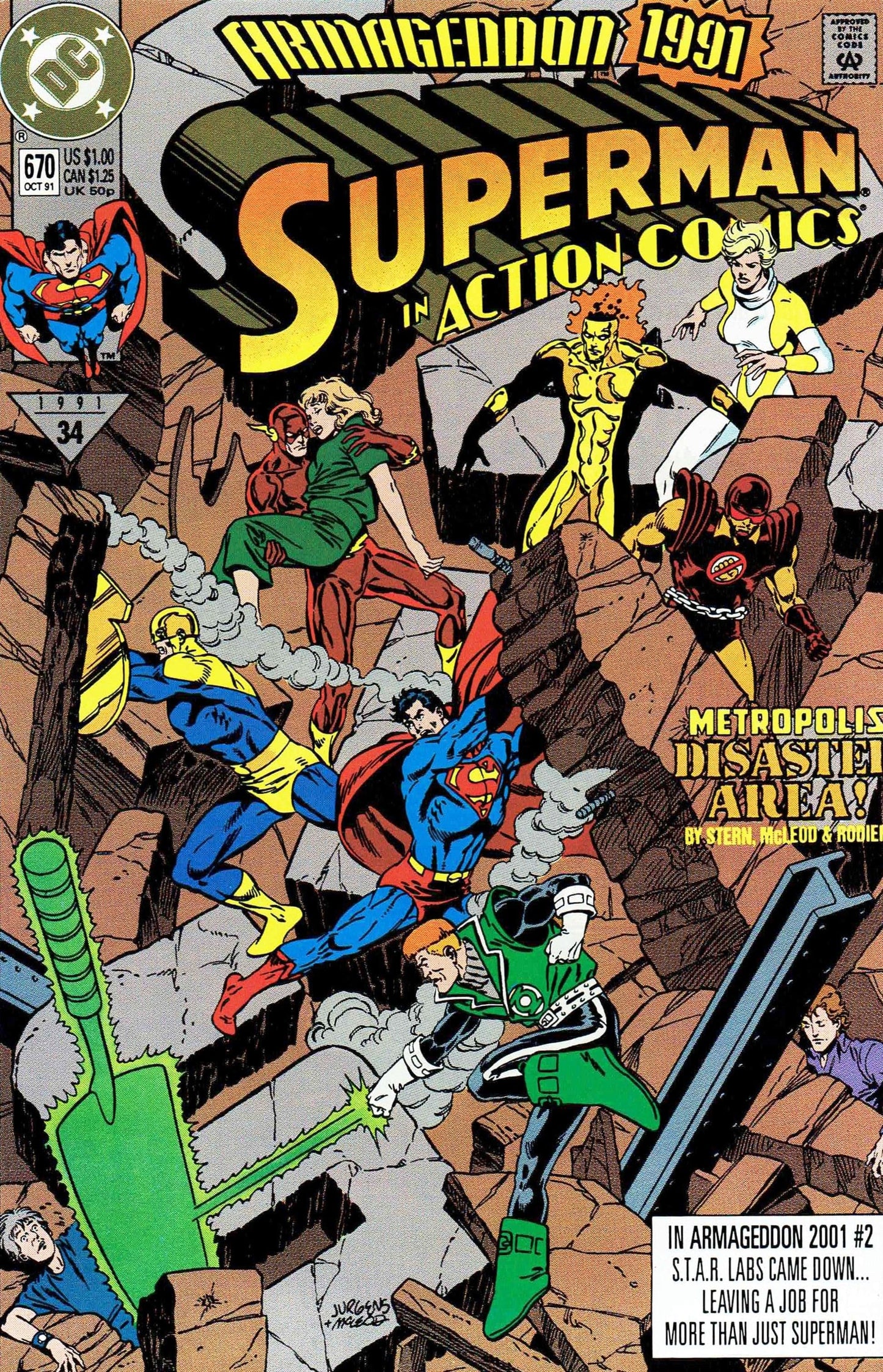 Dc Comics Comics Action Comics #670 [VG]
