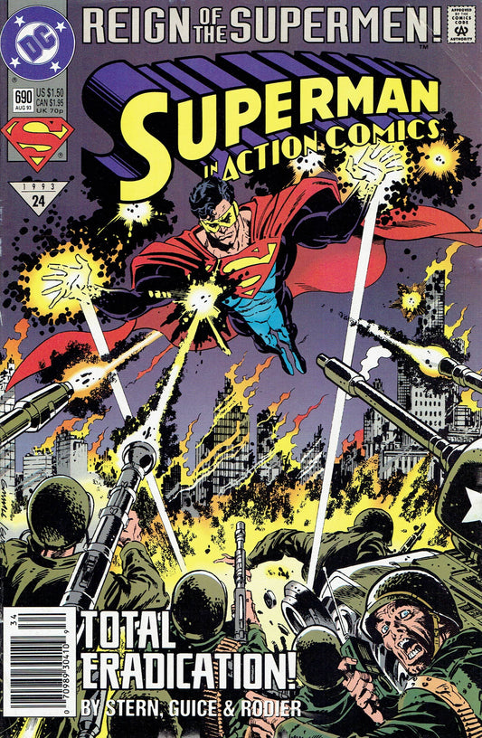 Dc Comics Comics Action Comics #690 [VG]