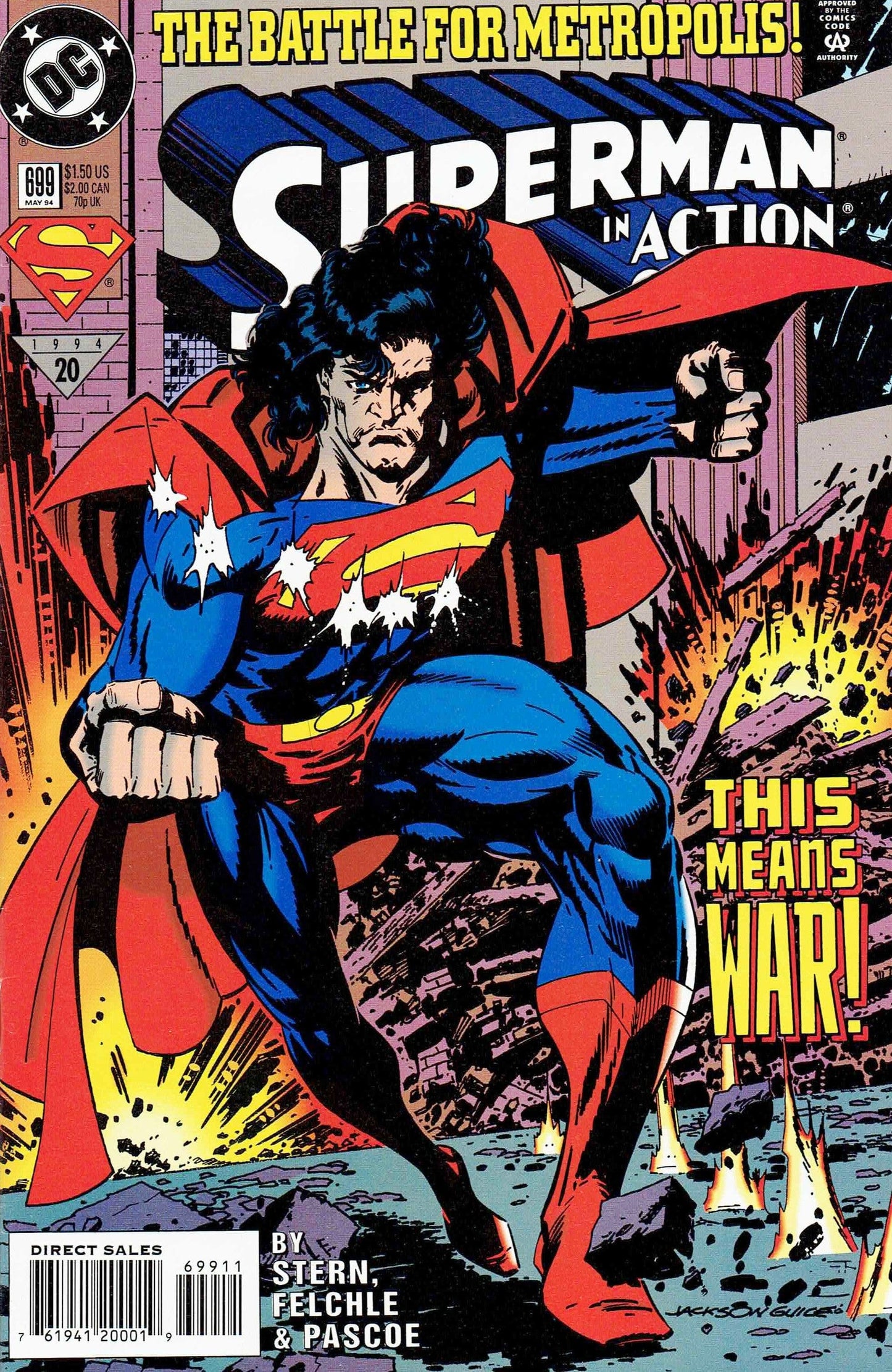 Dc Comics Comics Action Comics #699 [VG]