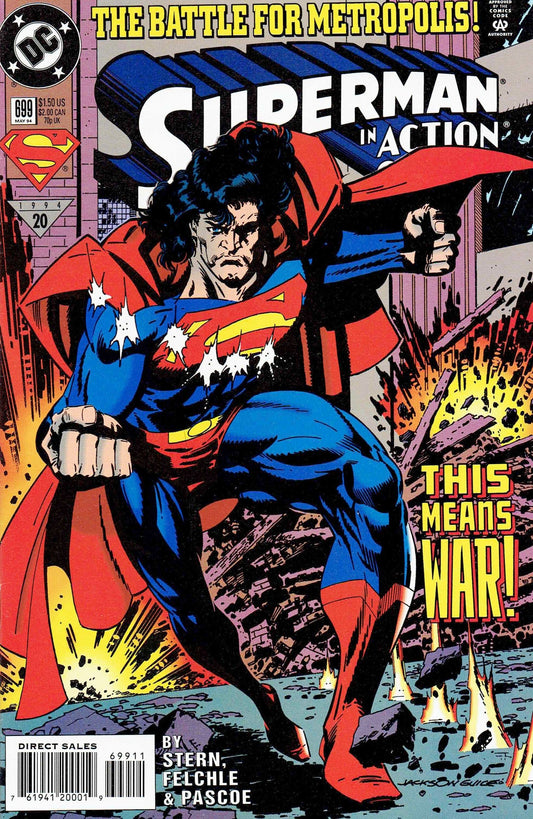 Dc Comics Comics Action Comics #699 [VG]