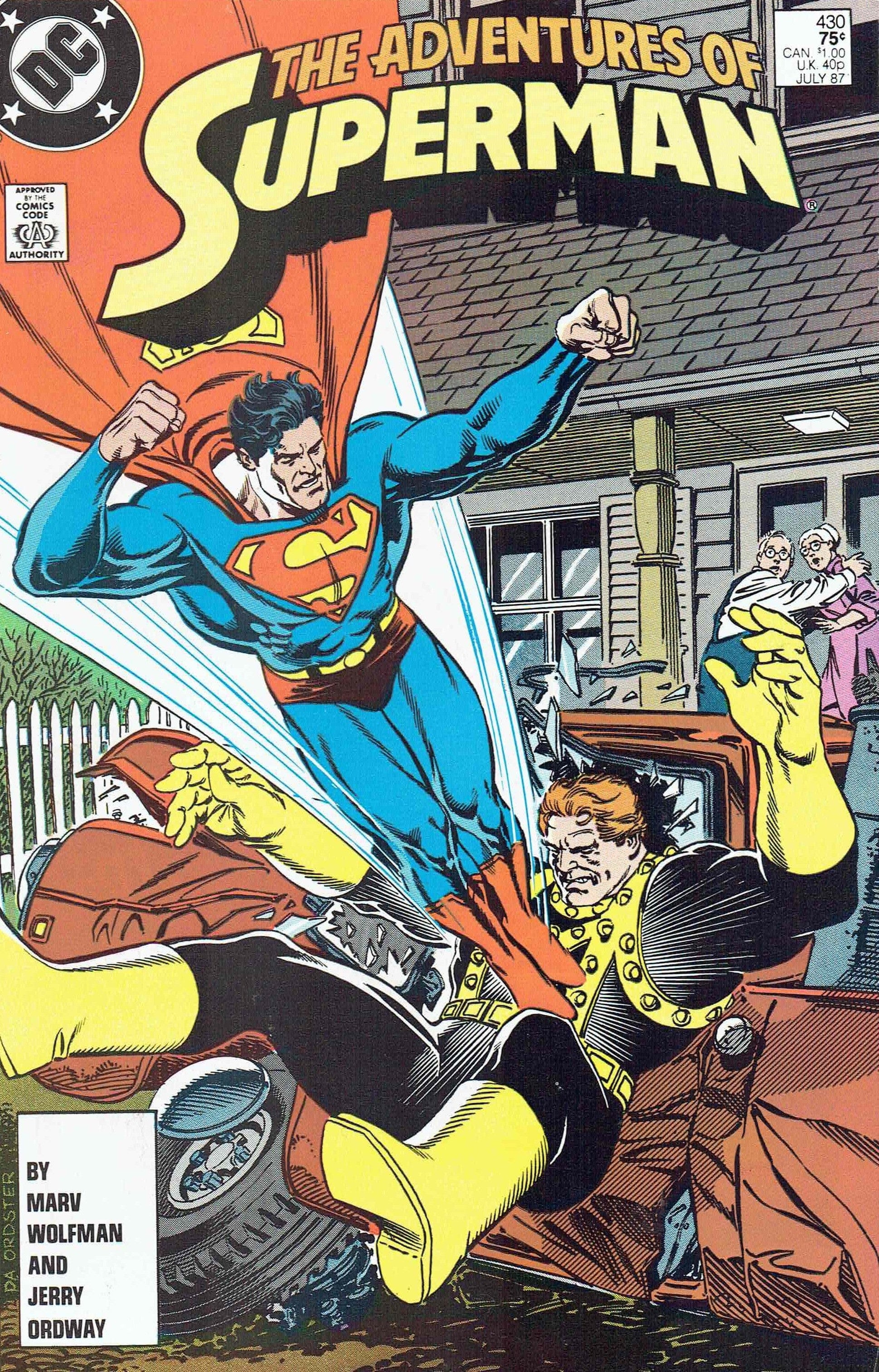 Dc Comics Comics Adventures of Superman #430 [FINE]