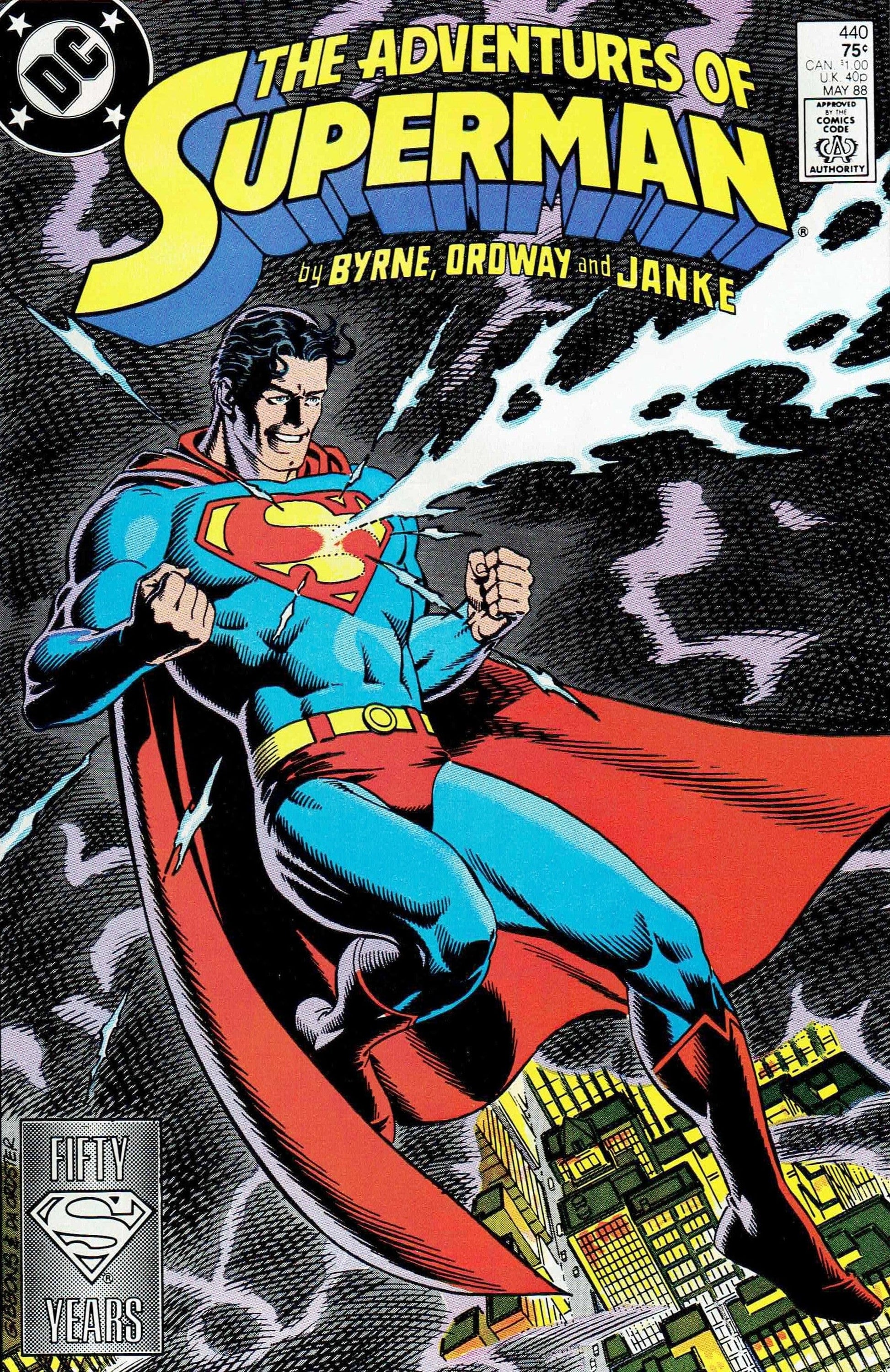 Dc Comics Comics Adventures of Superman #440 [FINE]