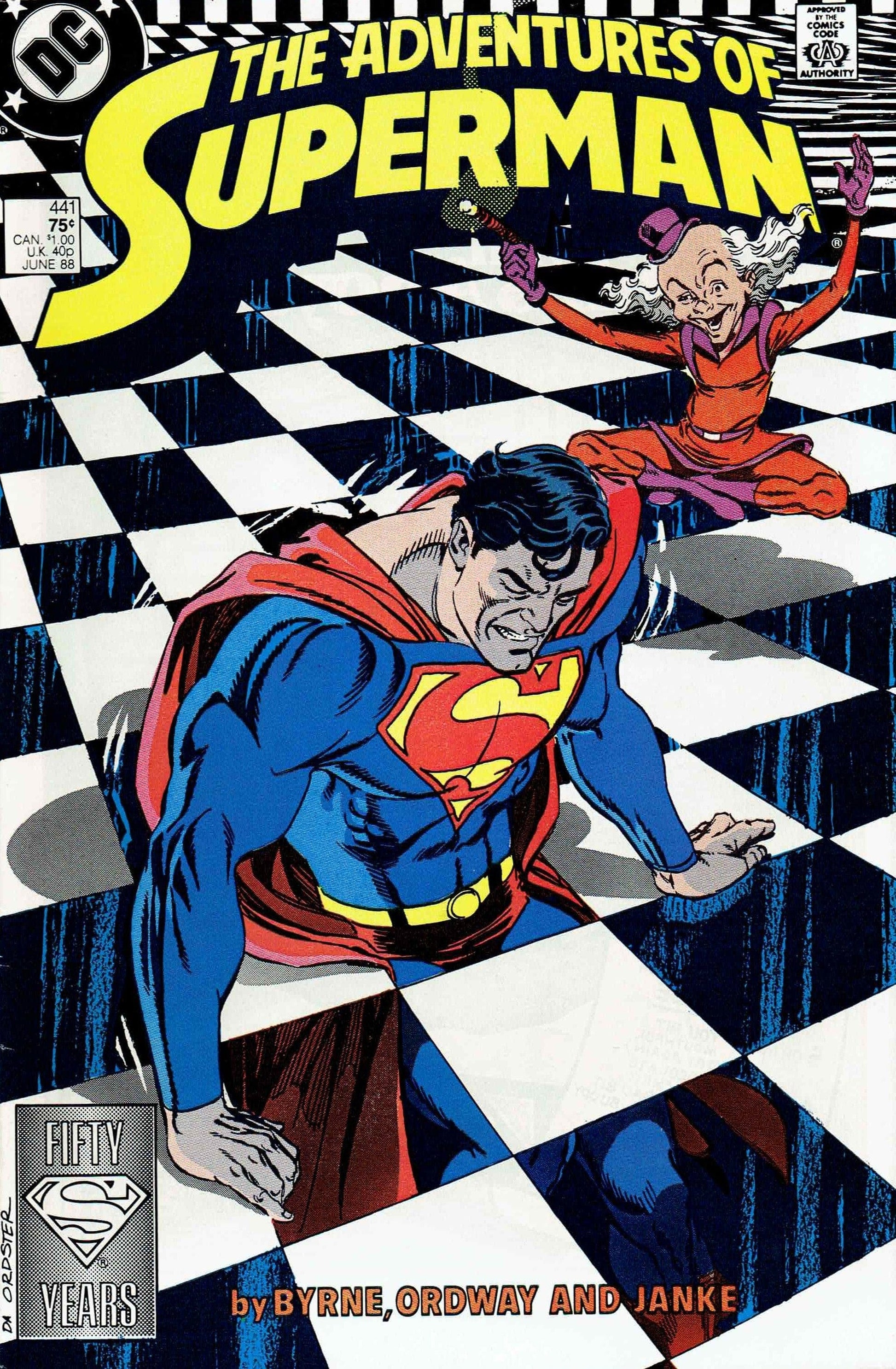 Dc Comics Comics Adventures of Superman #441 [FINE]