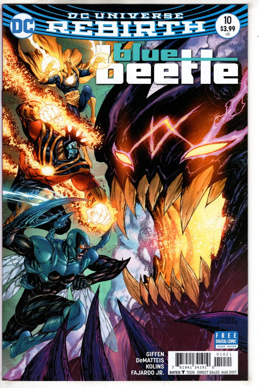 Dc Comics Comics Blue Beetle #10 CVR B