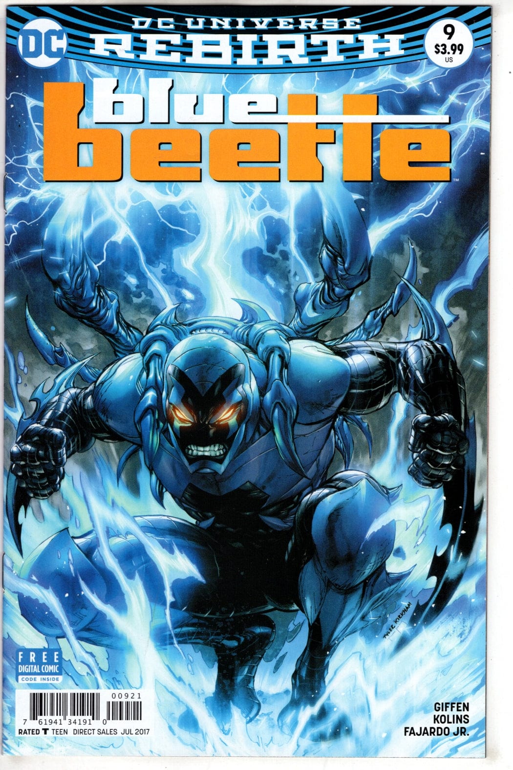 Dc Comics Comics Blue Beetle #9 CVR B