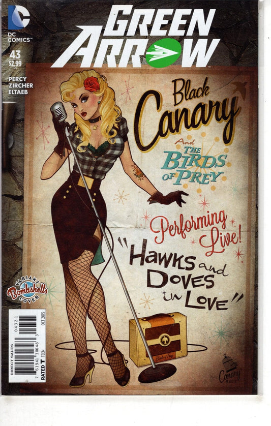 Dc Comics Comics Green Arrow #43CVR B [VF/NM]