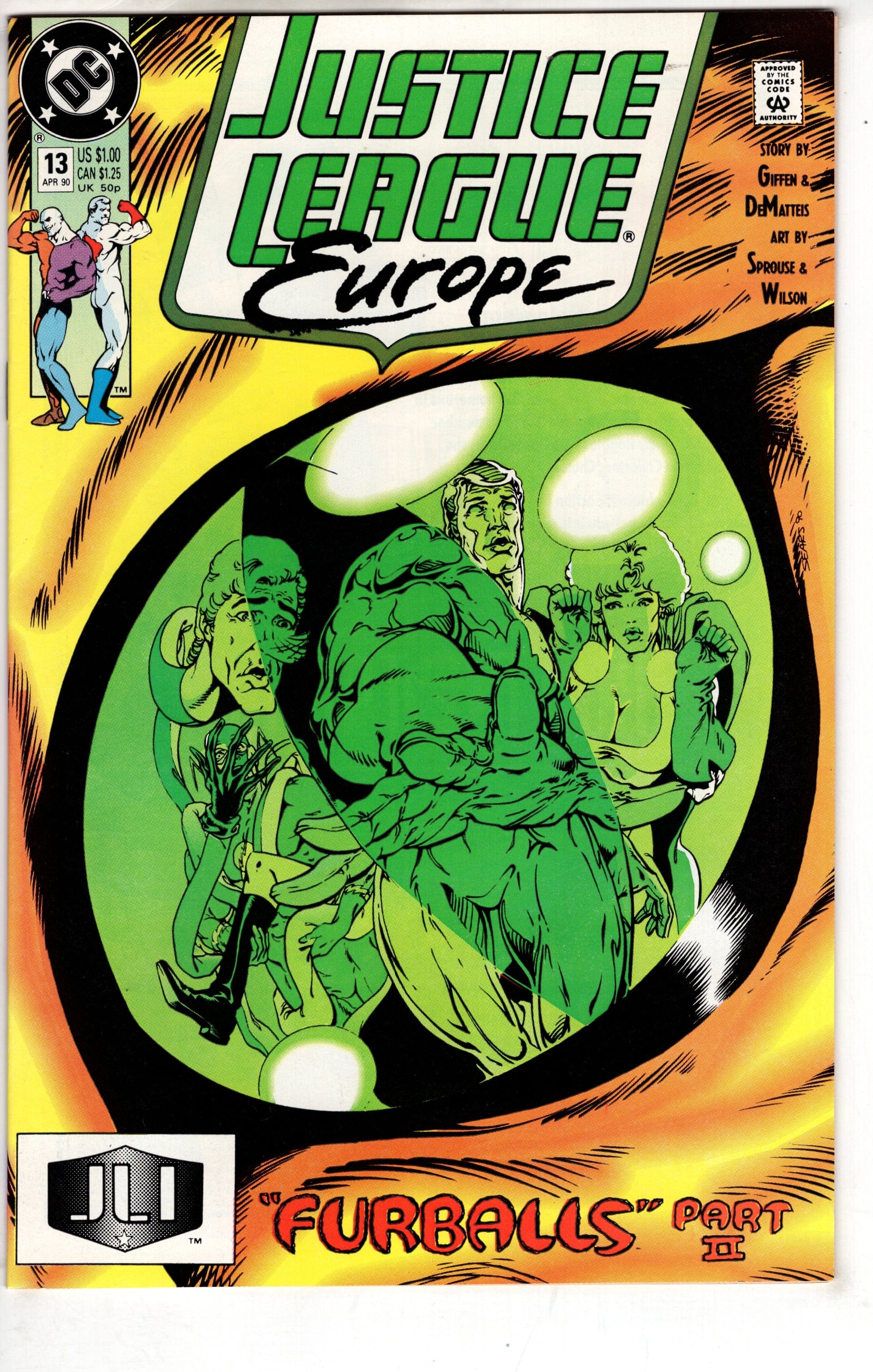 DC COMICS Comics Justice League Europe #13