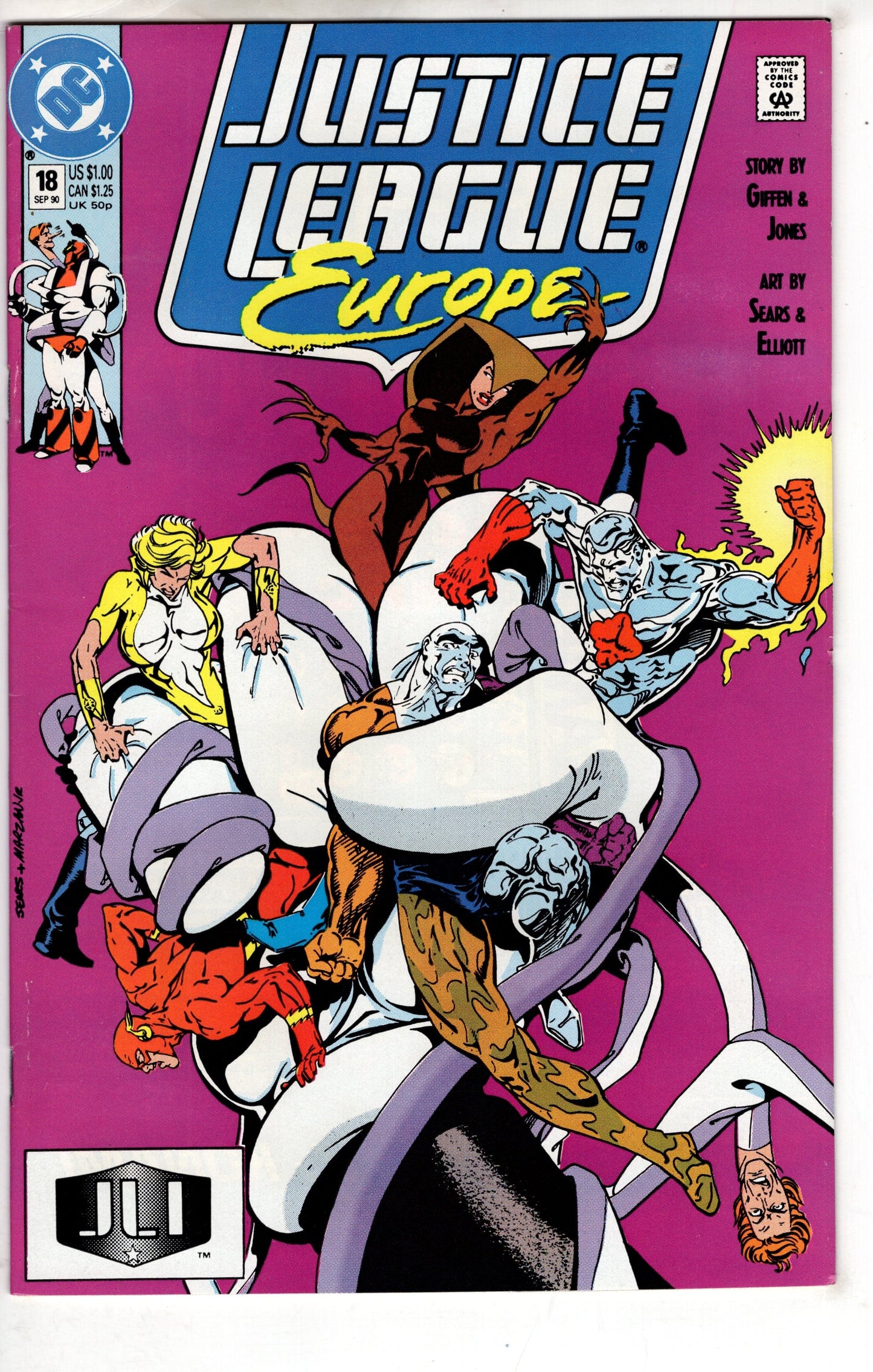 DC COMICS Comics Justice League Europe #18