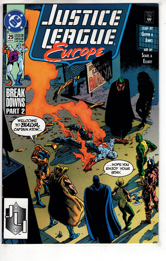 DC COMICS Comics Justice League Europe #29