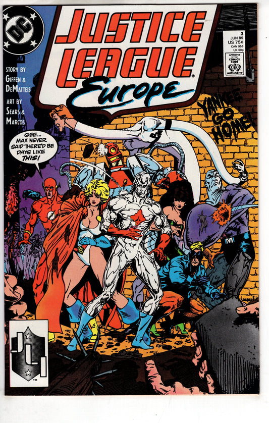 DC COMICS Comics Justice League Europe #3