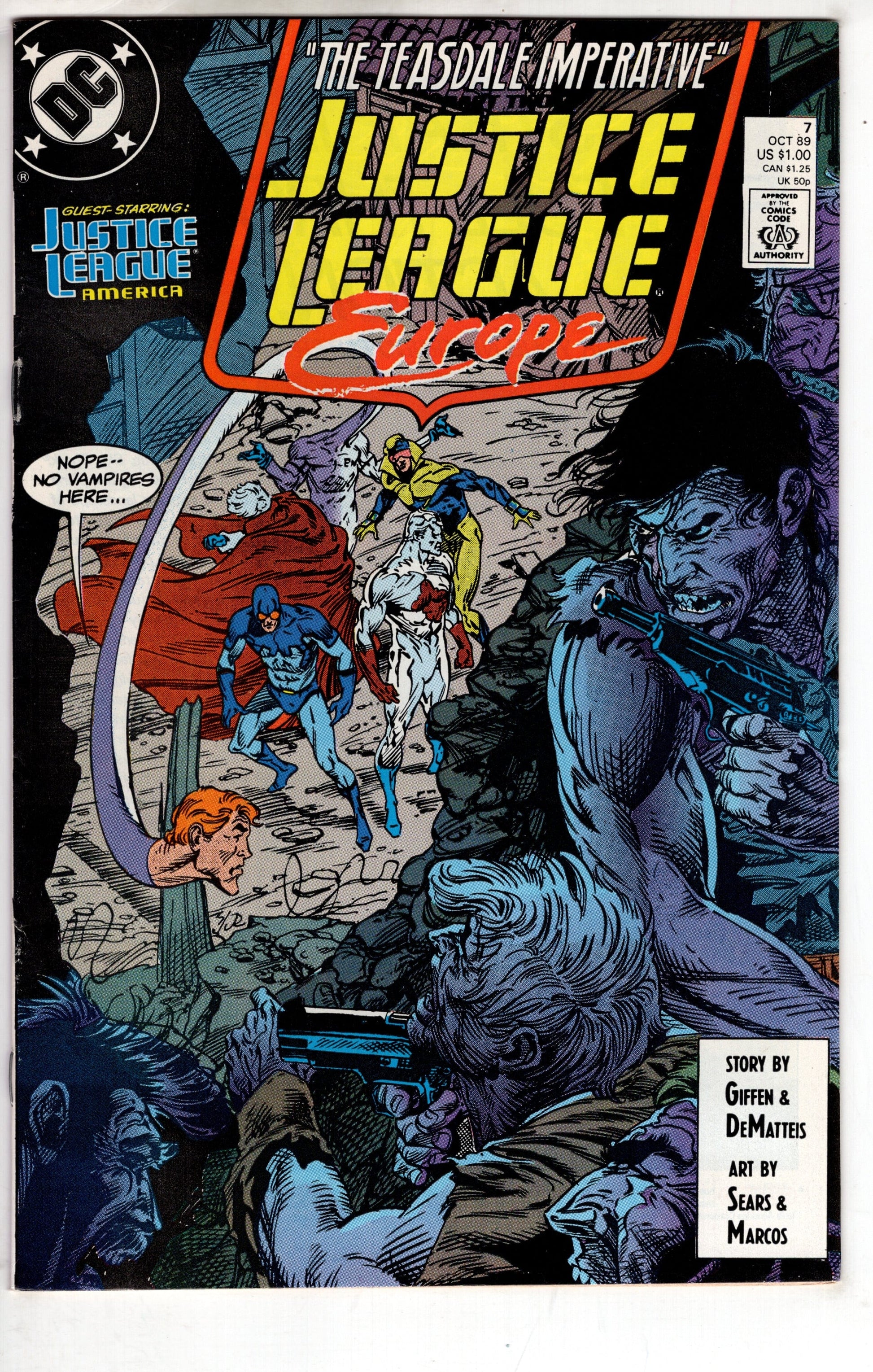 DC COMICS Comics Justice League Europe #7