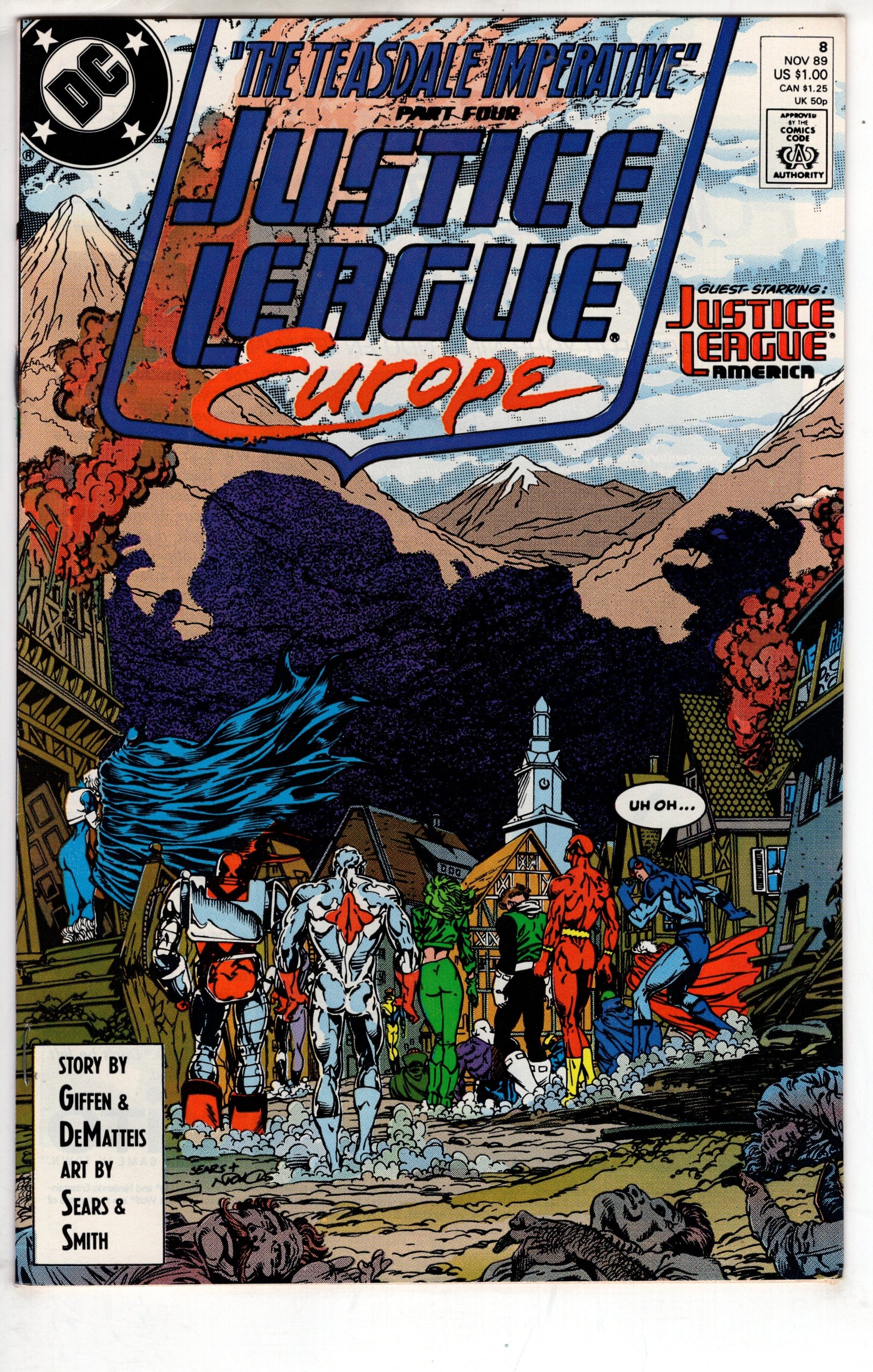 DC COMICS Comics Justice League Europe #8