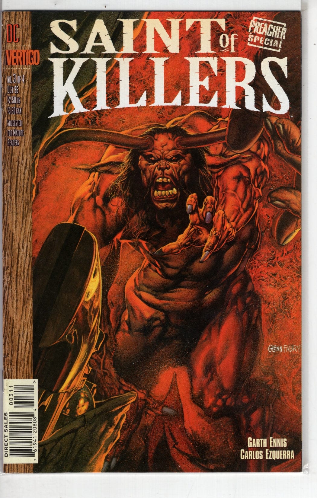 Dc Comics Comics Preacher Special: Saint of Killers #3 [VF/NM]