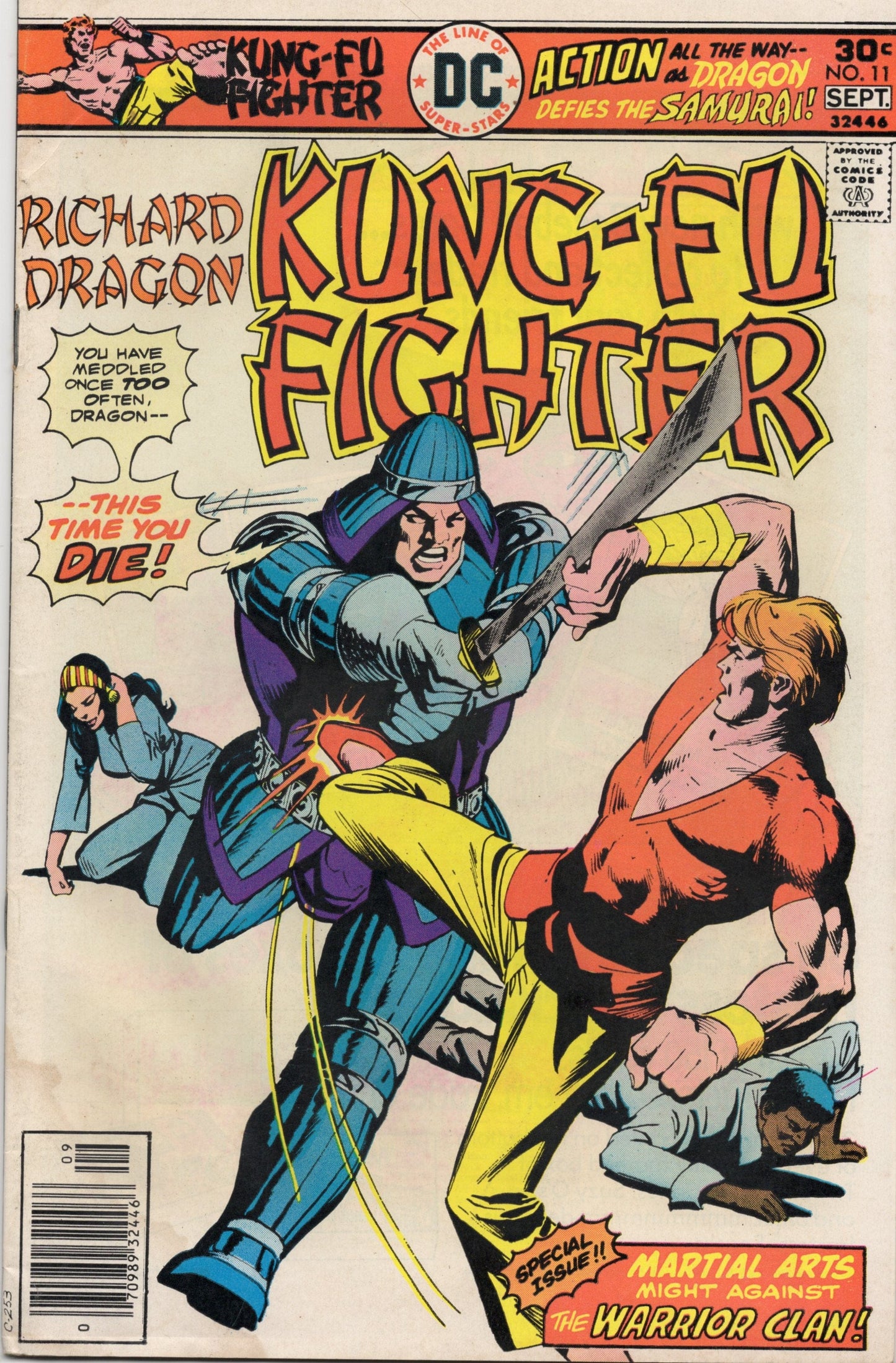 Dc Comics Comics Richard Dragon, Kung Fu Fighter #11 [VG/FN]