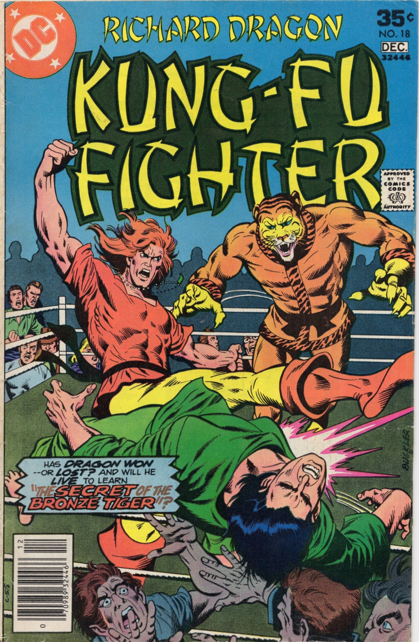 Dc Comics Comics Richard Dragon, Kung Fu Fighter #18 [VG]