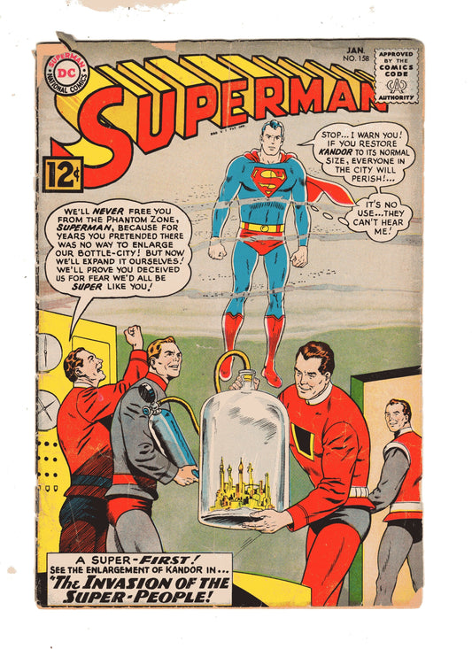 Dc Comics Comics Superman #158 [GOOD]