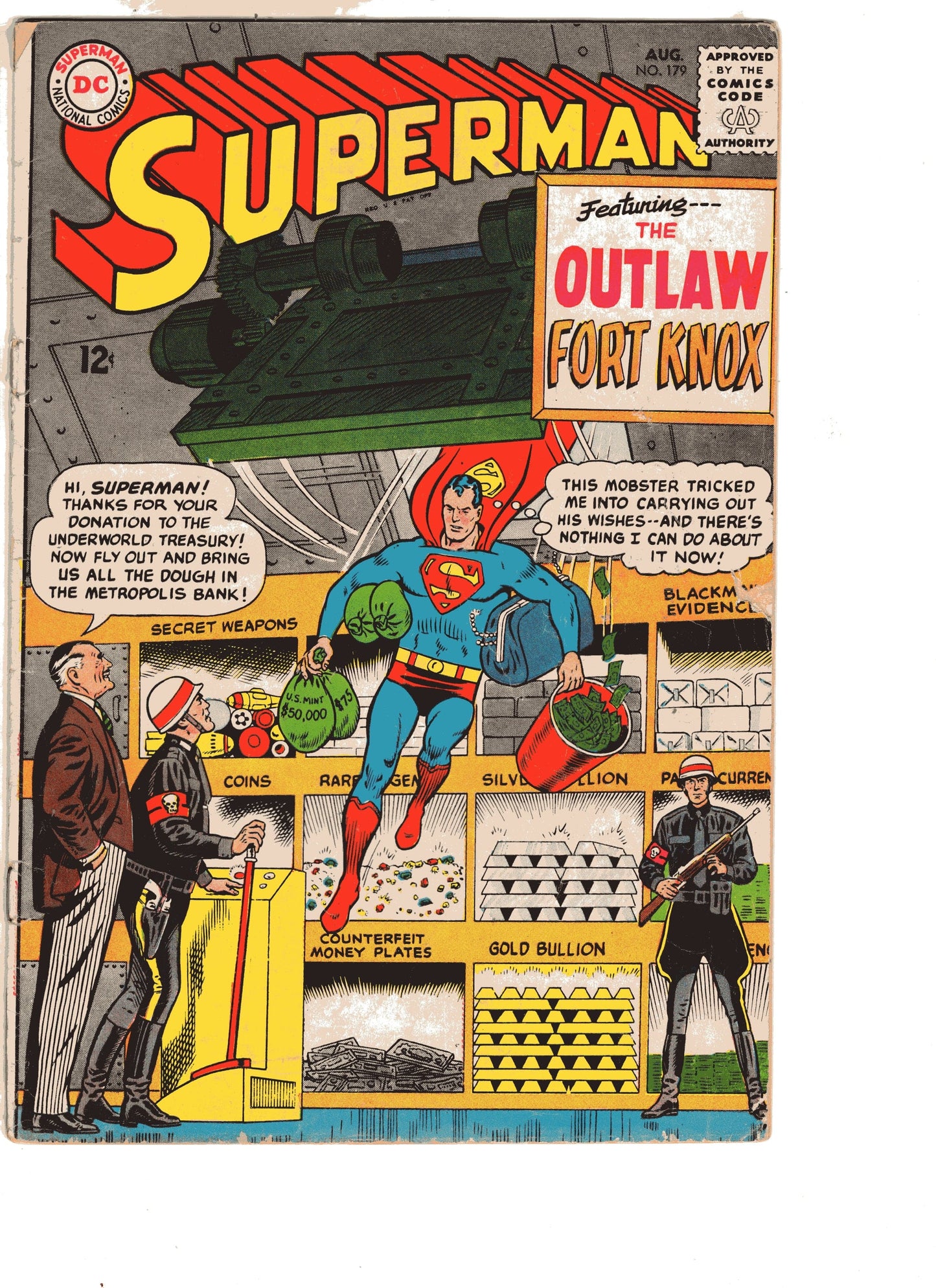 Dc Comics Comics Superman #179 [GOOD]