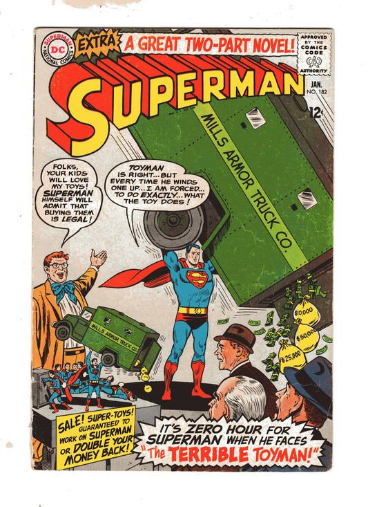 Dc Comics Comics Superman #182 [VG]
