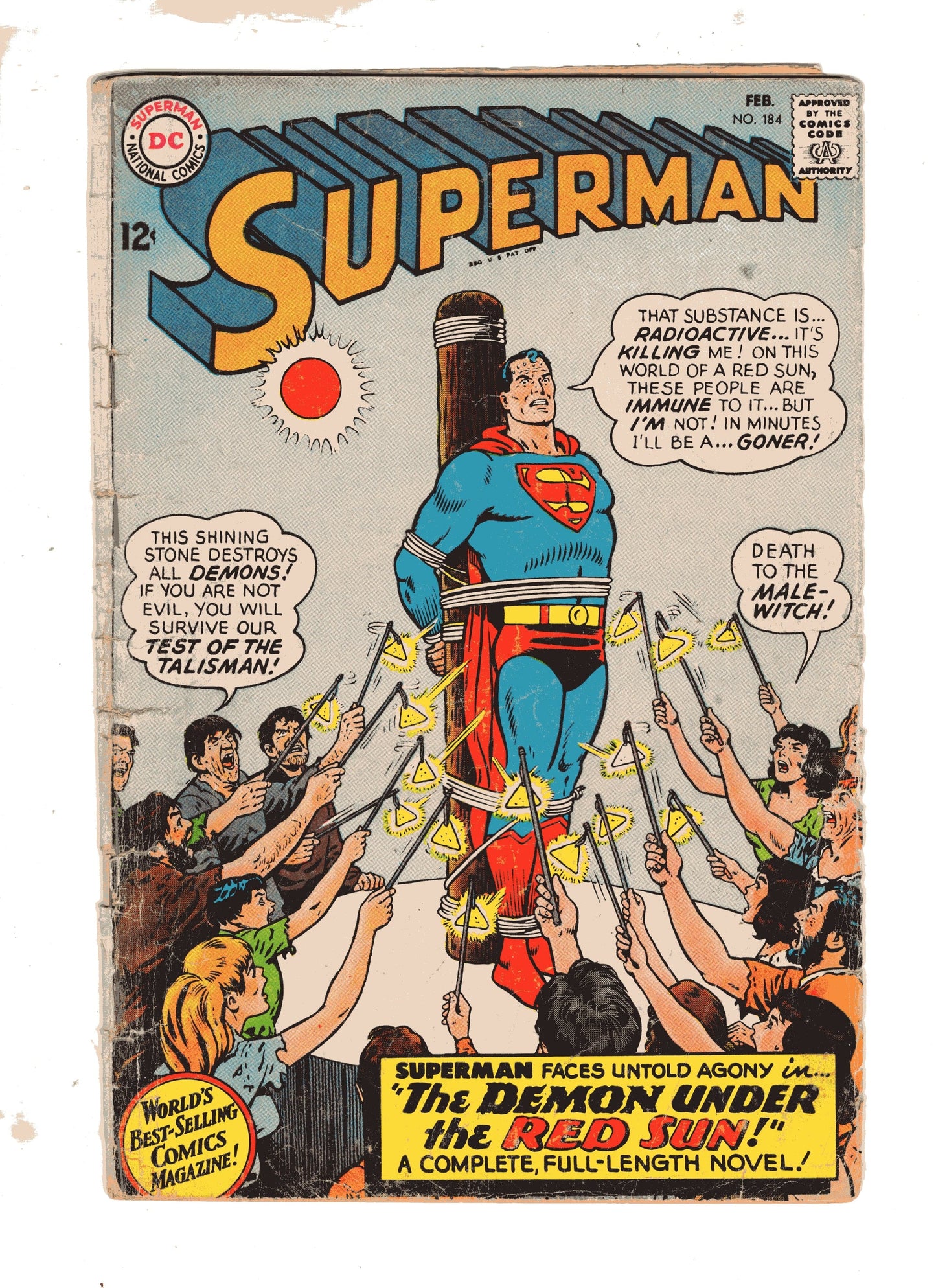 Dc Comics Comics Superman #184 [GOOD]
