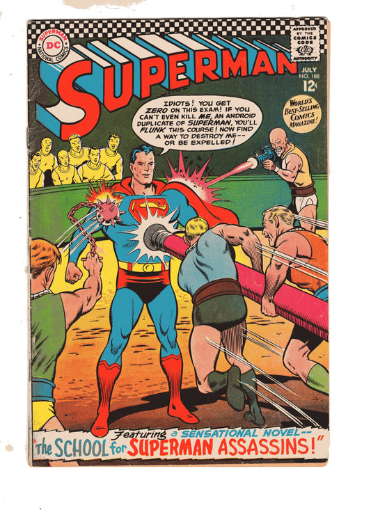 Dc Comics Comics Superman #188 [GD/VG]