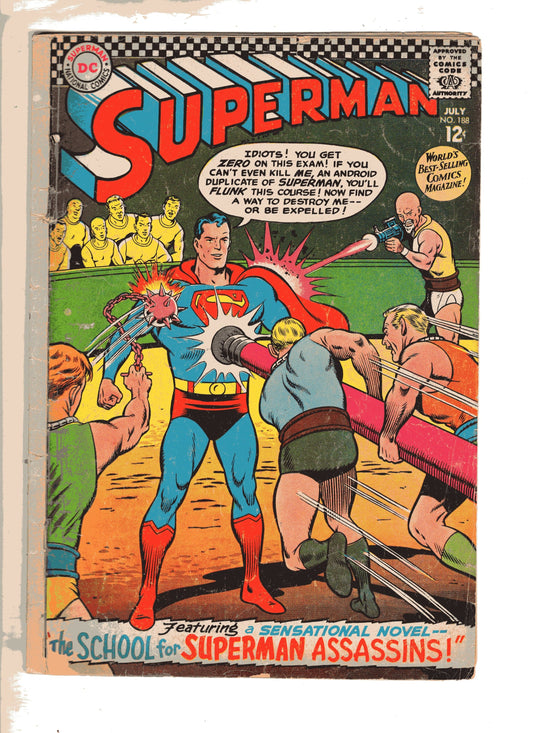 Dc Comics Comics Superman #188 [GOOD]