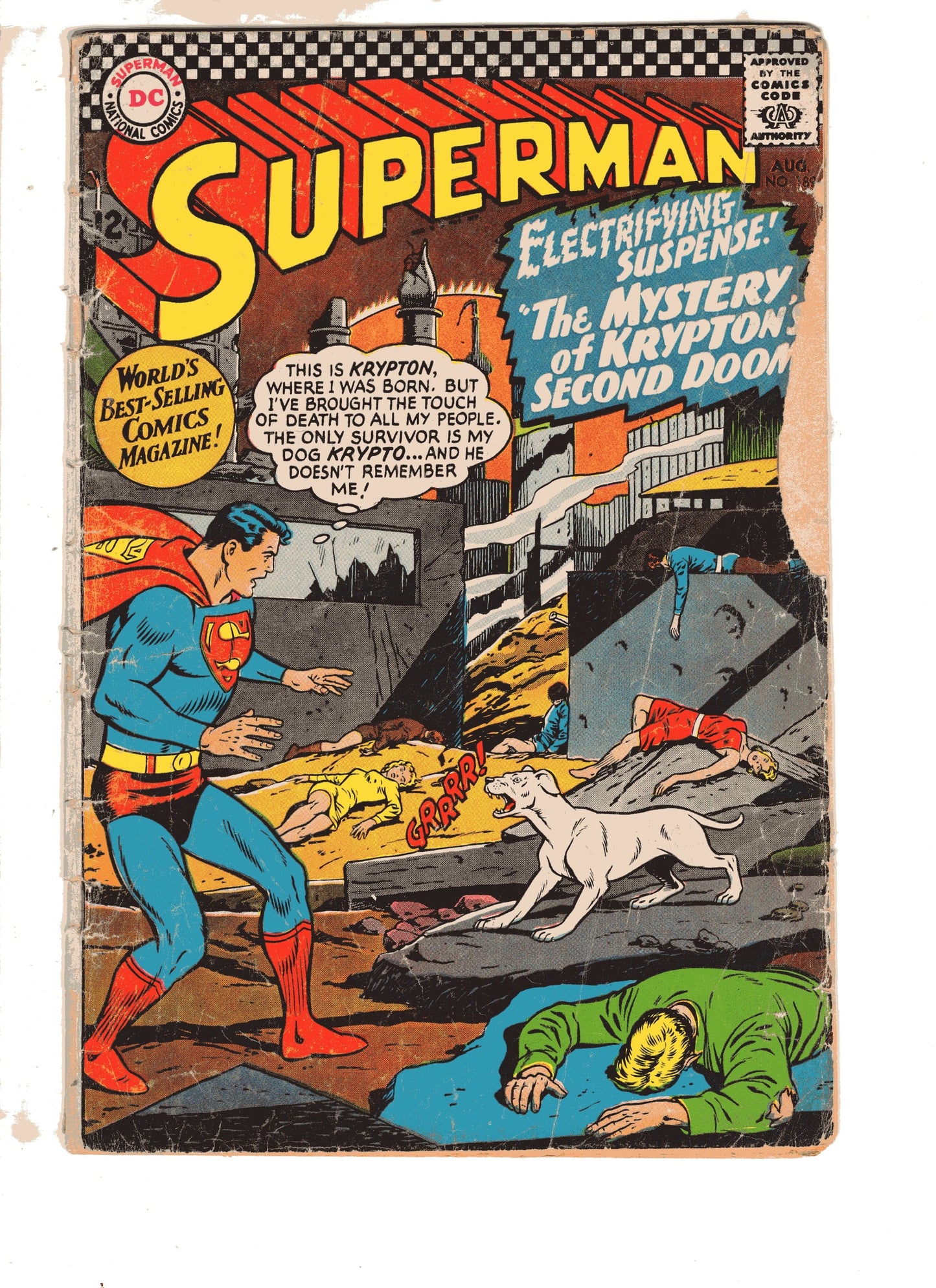 Dc Comics Comics Superman #189 [GOOD]