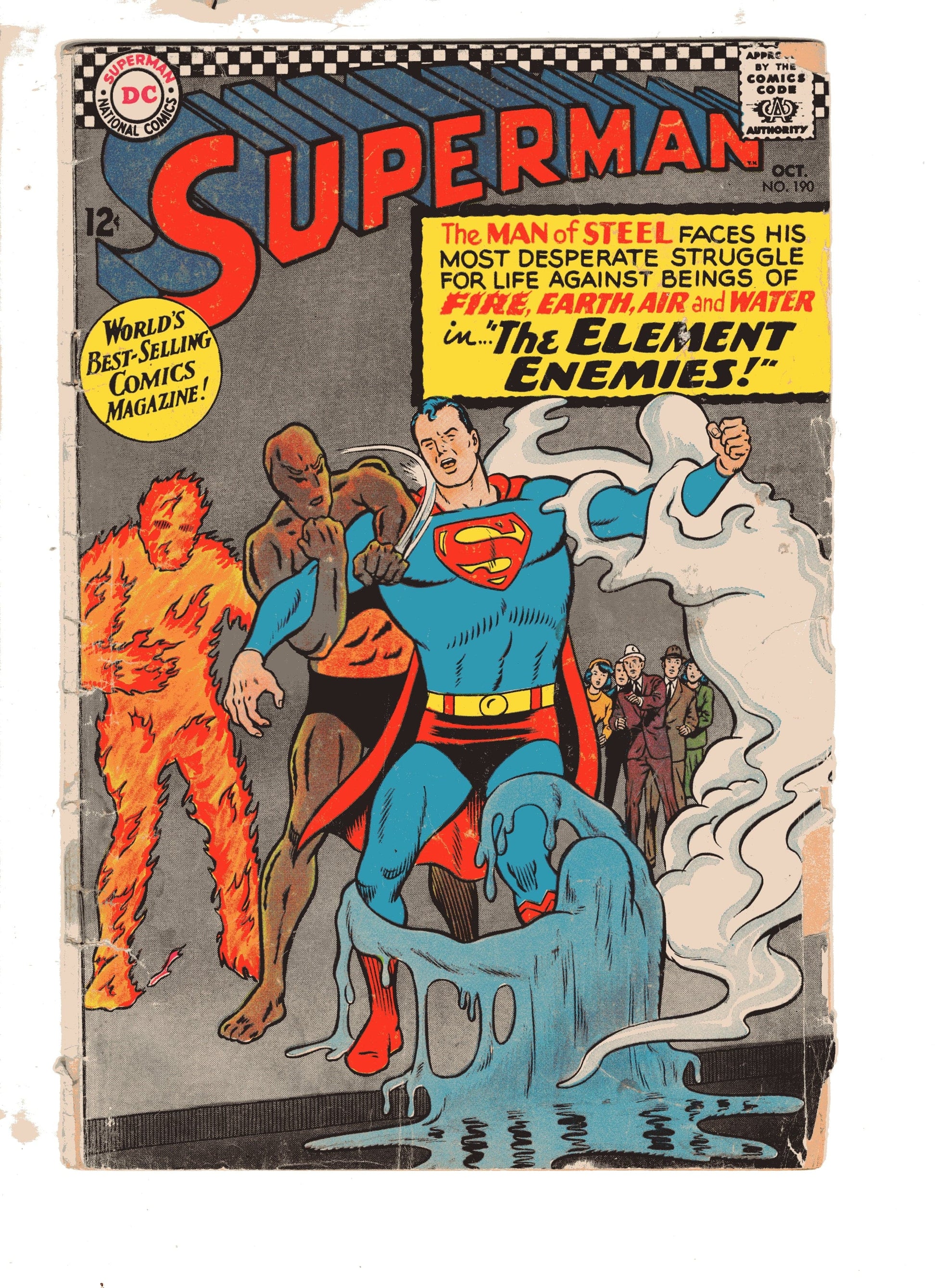 Dc Comics Comics Superman #190 [GOOD]