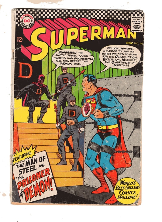 Dc Comics Comics Superman #191 [GOOD]