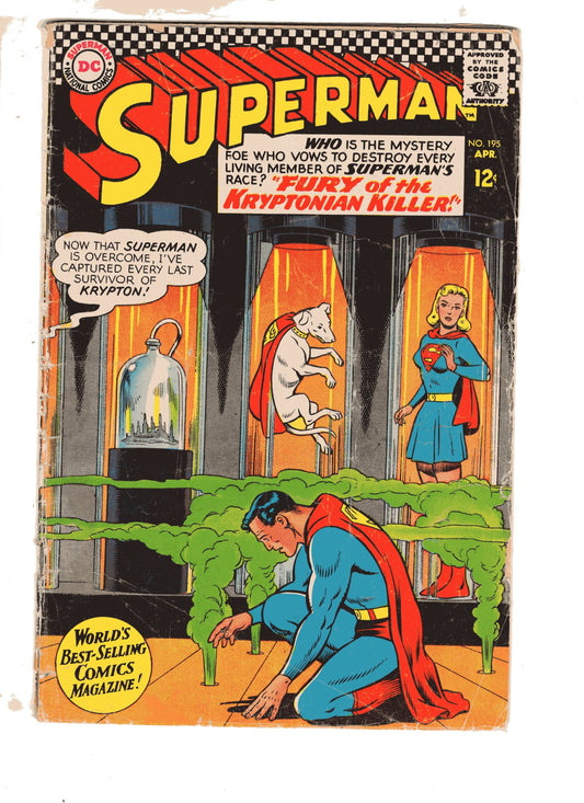 Dc Comics Comics Superman #195 [GOOD]