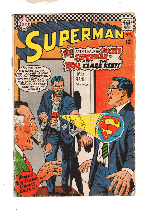 Dc Comics Comics Superman #198 [GOOD]