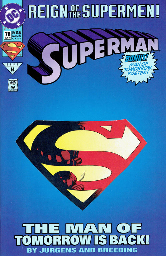 Dc Comics Comics Superman #78 [VF/NM]