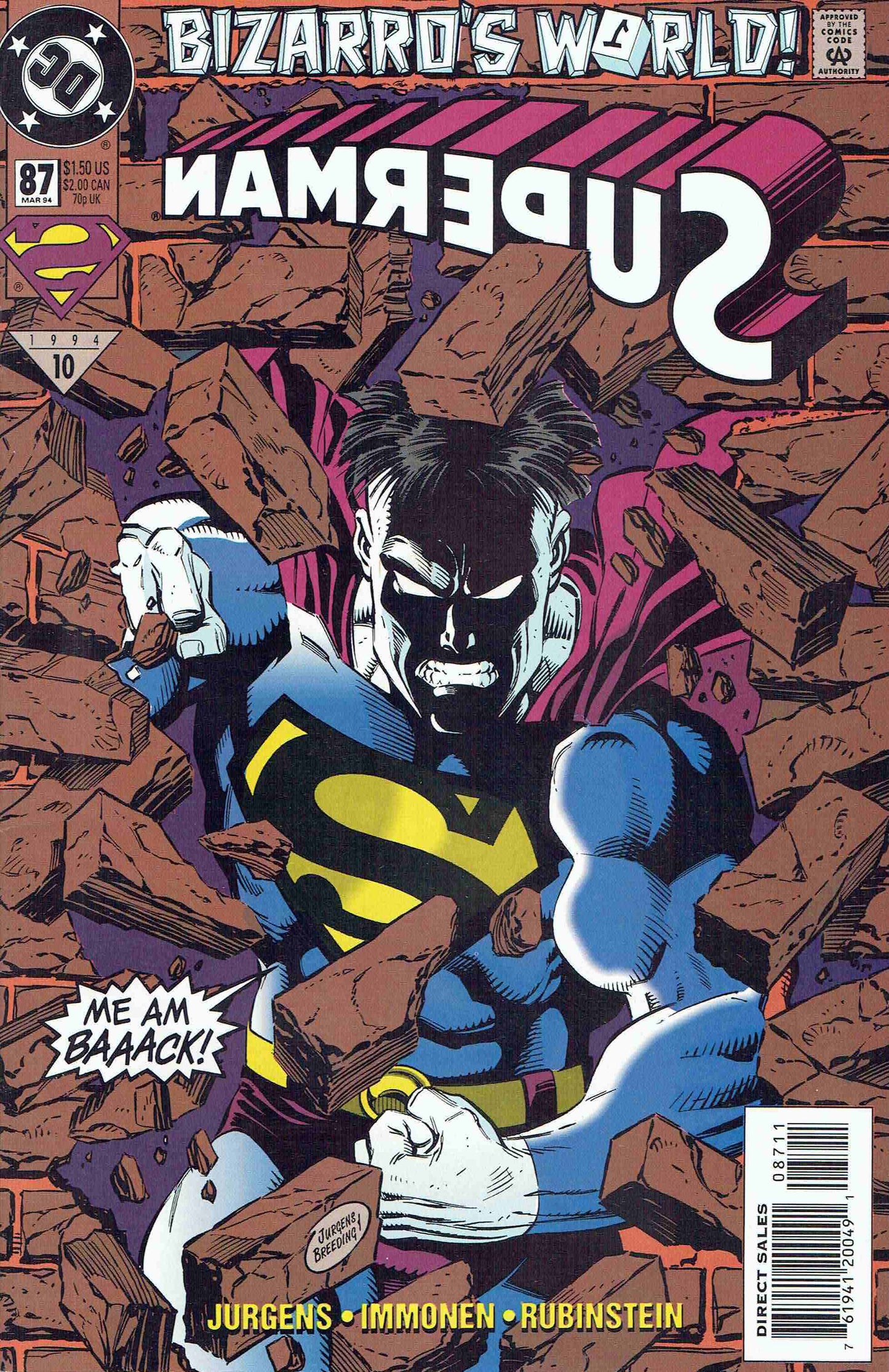 Dc Comics Comics Superman #87 [VF]