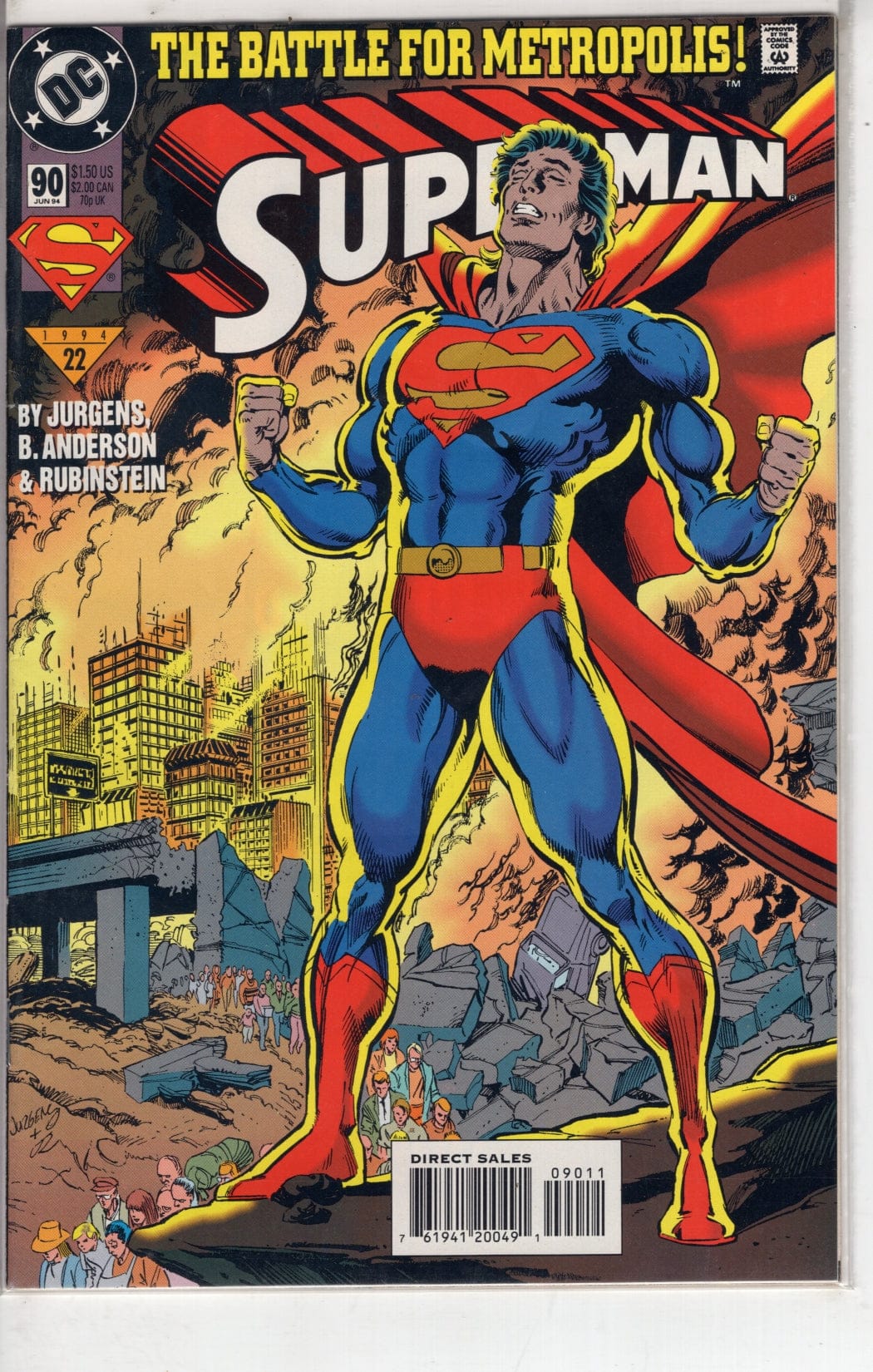 Dc Comics Comics Superman #90 [VF]