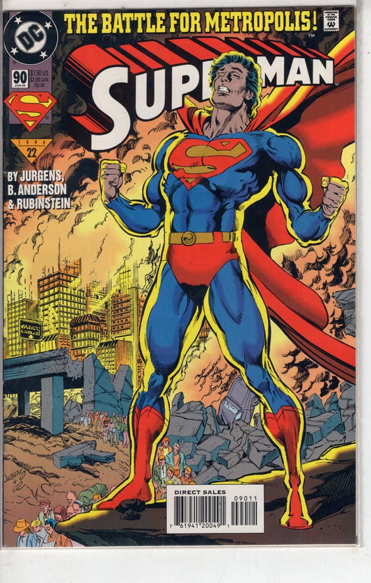Dc Comics Comics Superman #90 [VF]