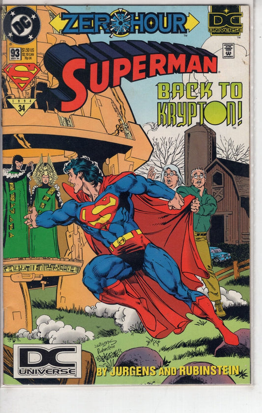 Dc Comics Comics Superman #93 [VG]