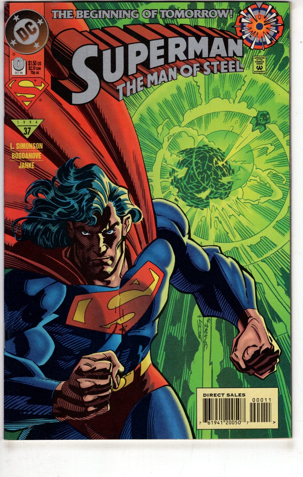 Dc Comics Comics Superman: The Man of Steel #0 [VF/NM]