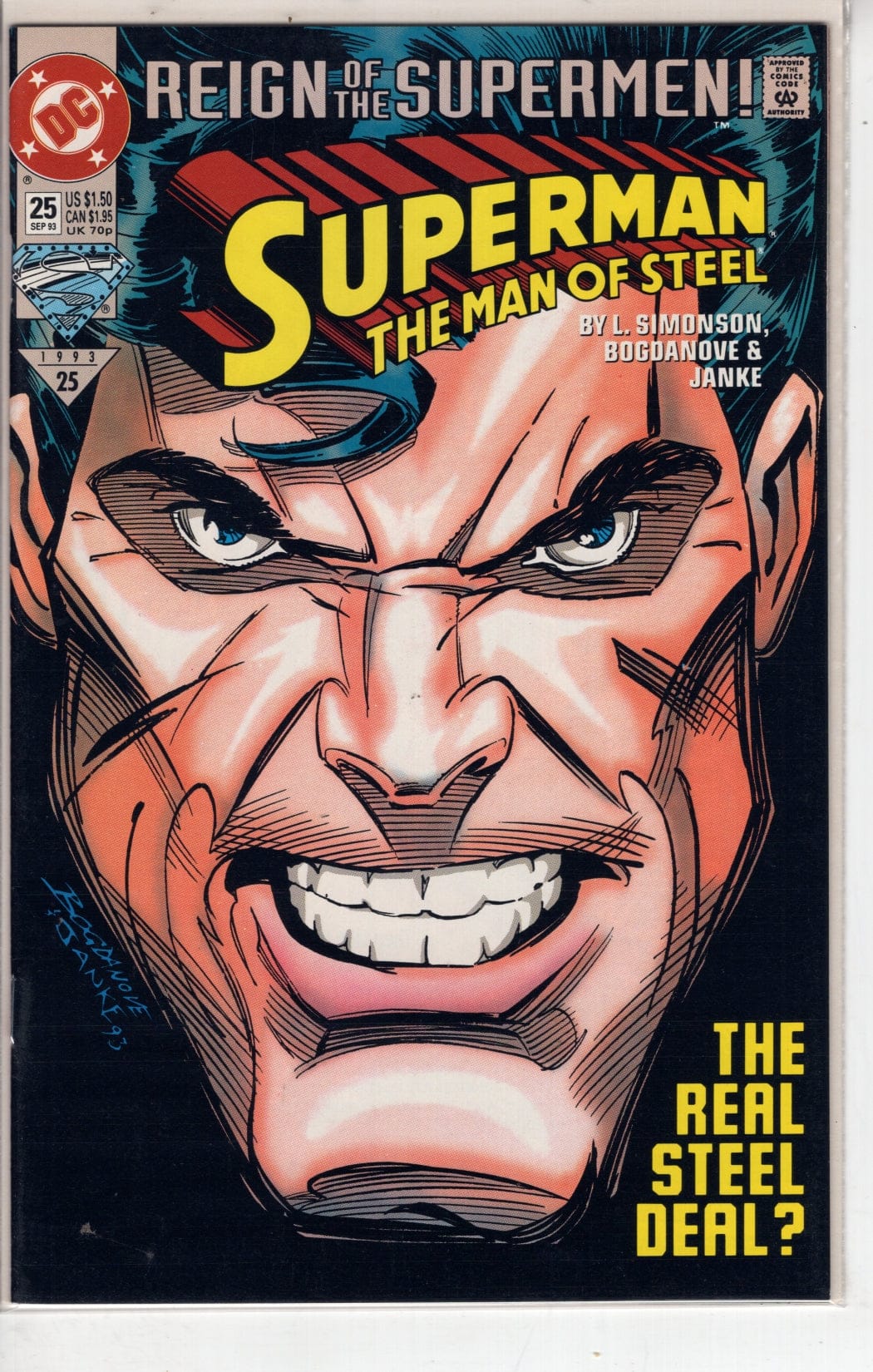 Dc Comics Comics Superman: The Man of Steel #25 [VF/NM]