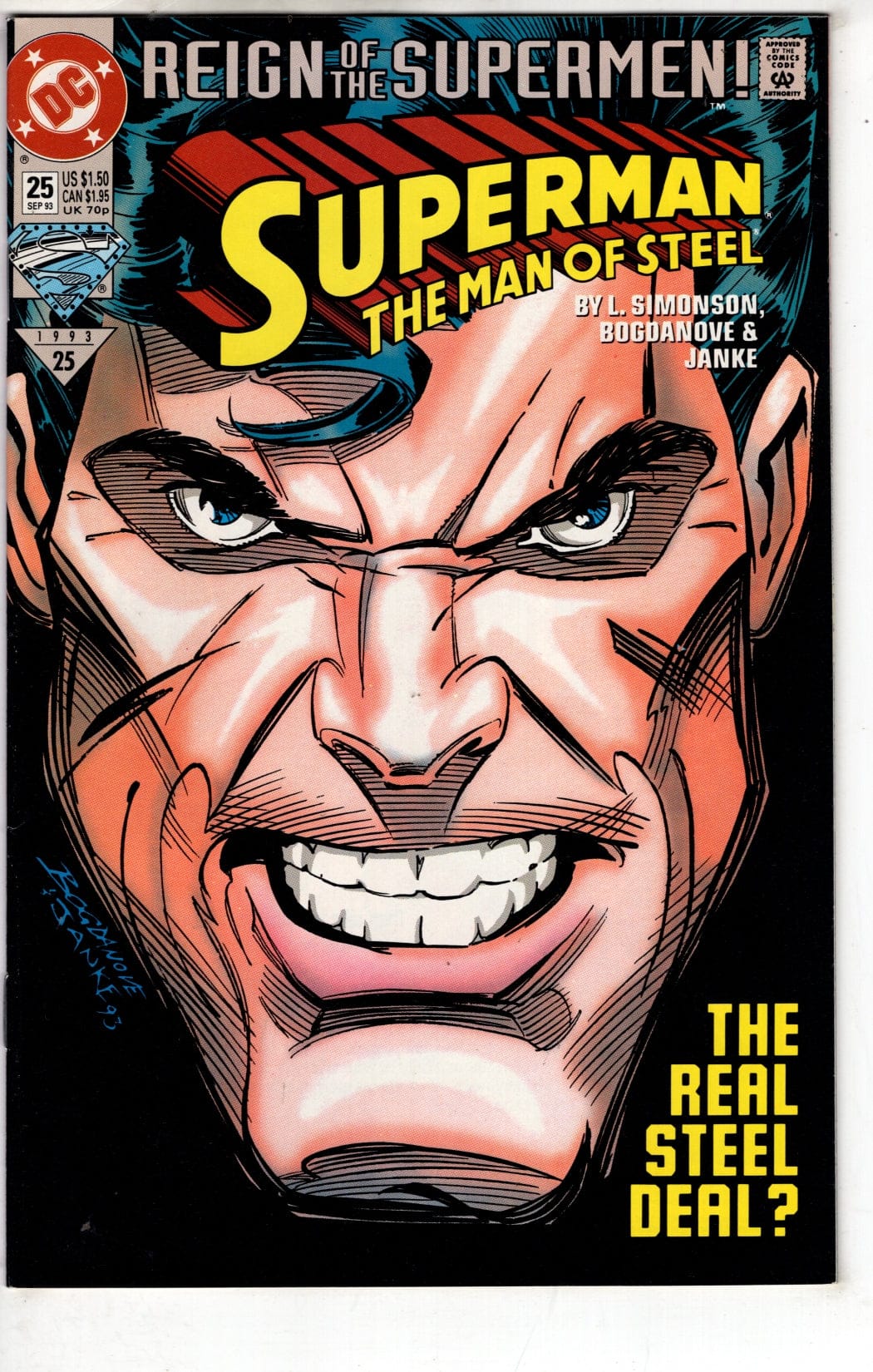 Dc Comics Comics Superman: The Man of Steel #25 [VF/NM]
