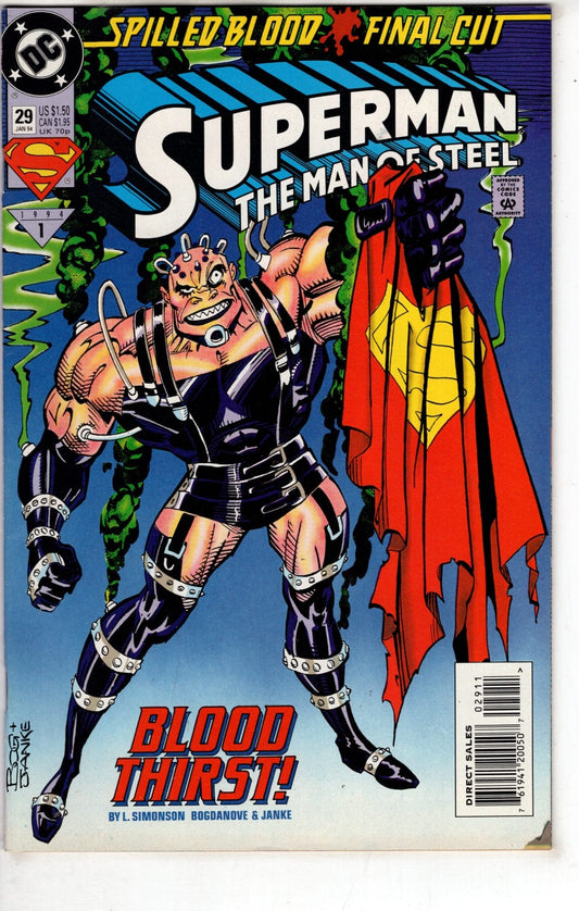 Dc Comics Comics Superman: The Man of Steel #29 [GOOD]