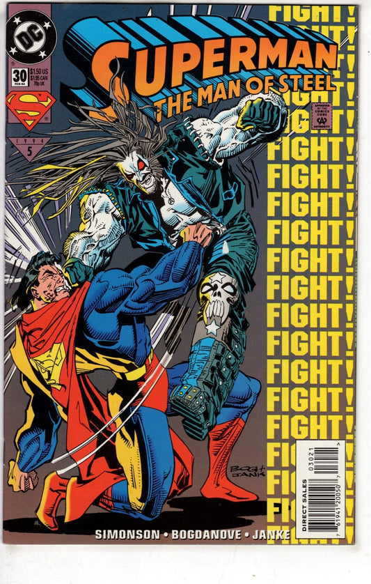 Dc Comics Comics Superman: The Man of Steel #30 [VF/NM]