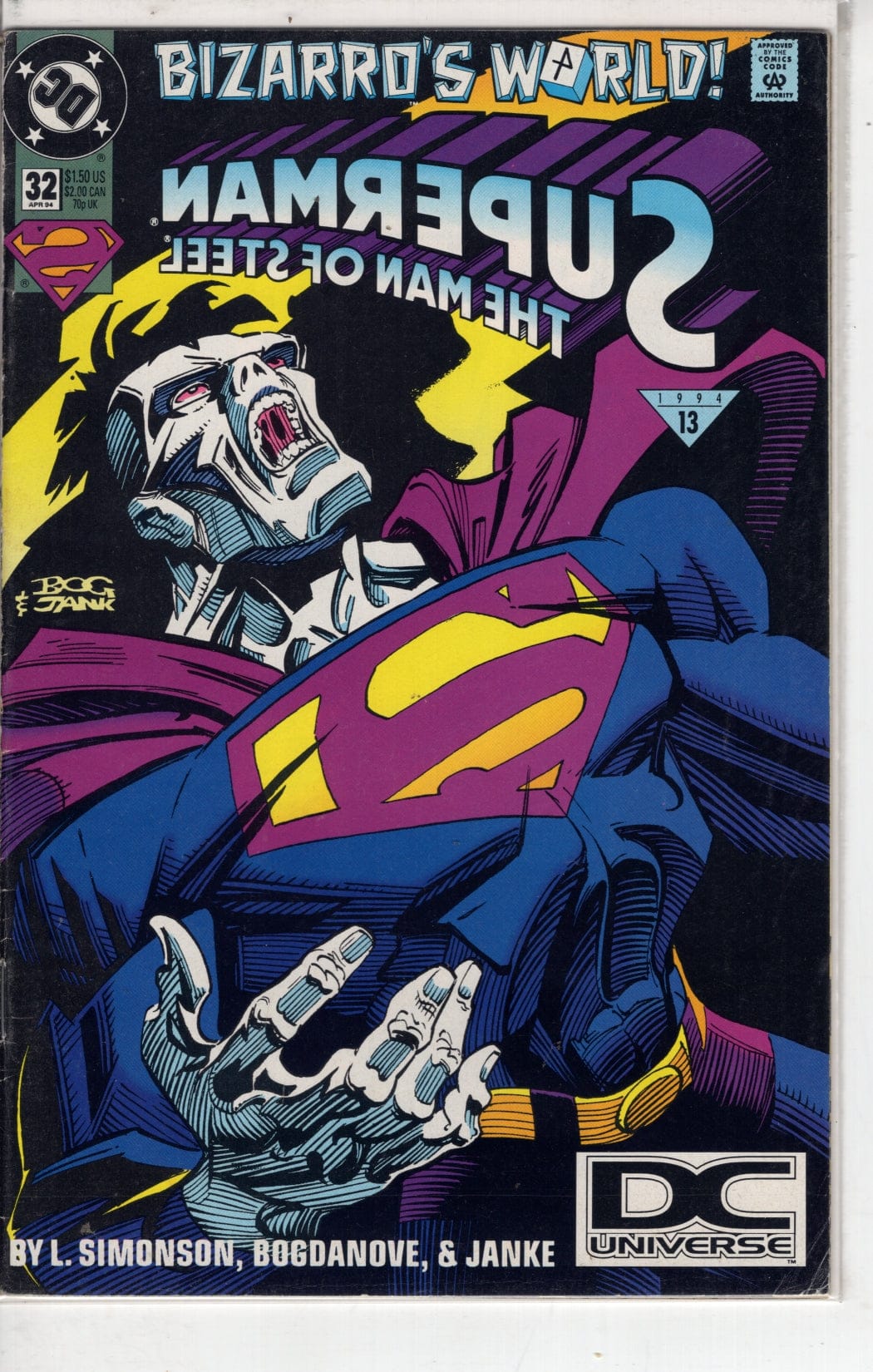 Dc Comics Comics Superman: The Man of Steel #32 [VF/NM]