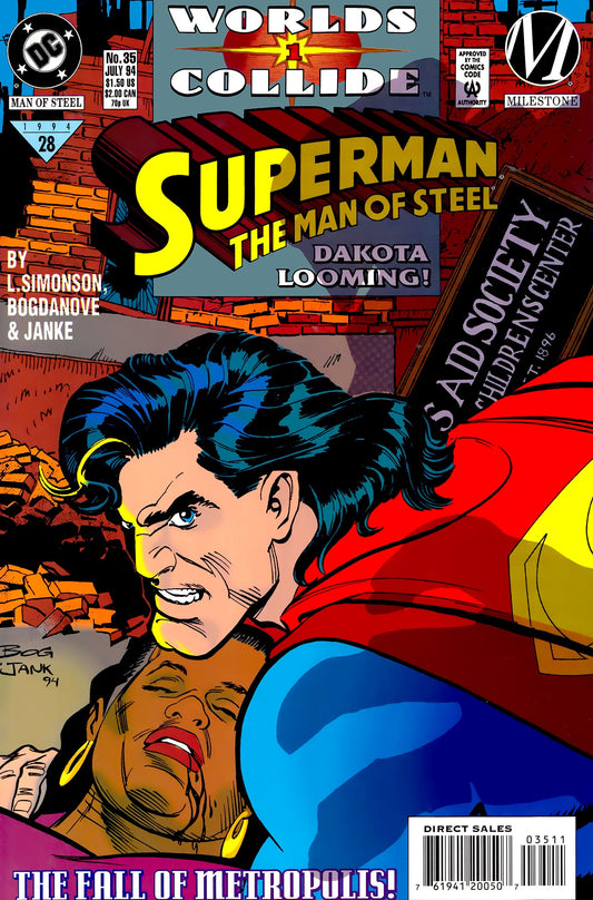 Dc Comics Comics Superman: The Man of Steel #35 [VF/NM]